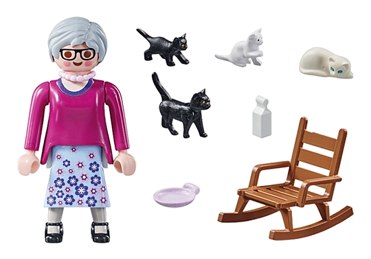 Playmobil Woman with Cats