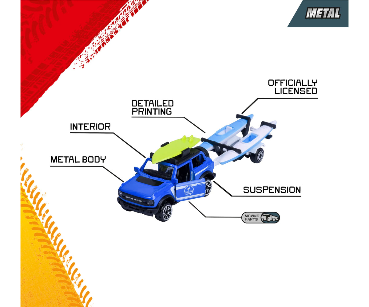 Majorette Vehicle with Trailer Assorted