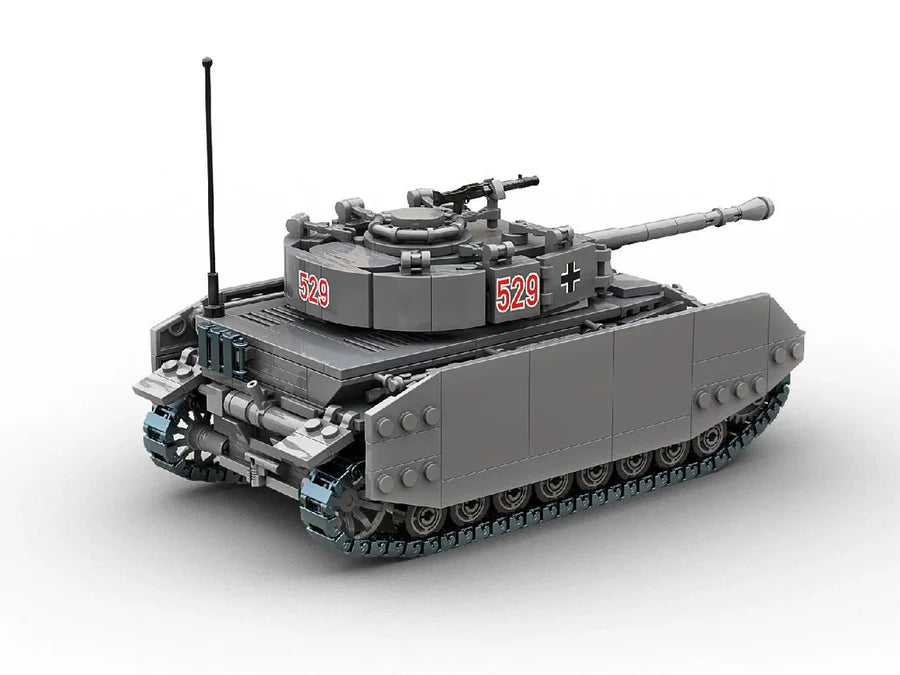 Build Army Panzer IV Ausf Medium Tank 950 pieces