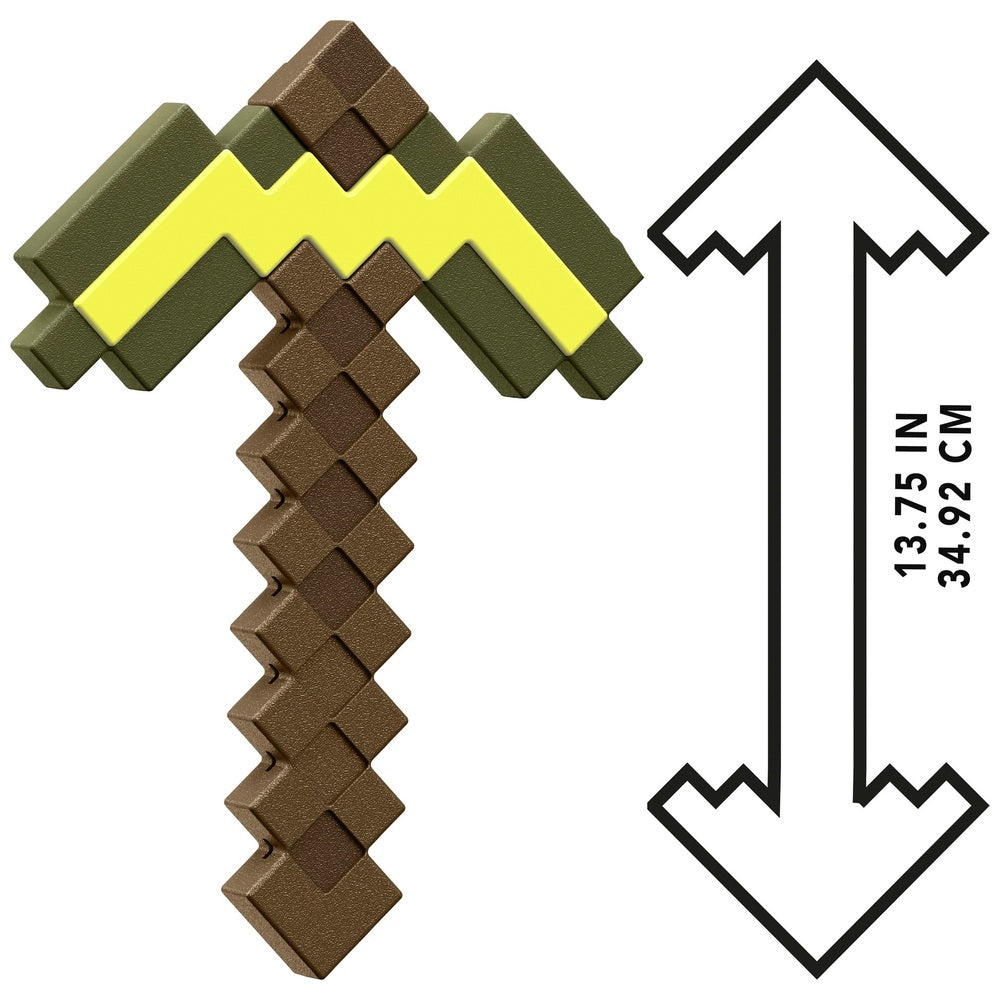 Minecraft Golden Pickaxe Toy 35cm