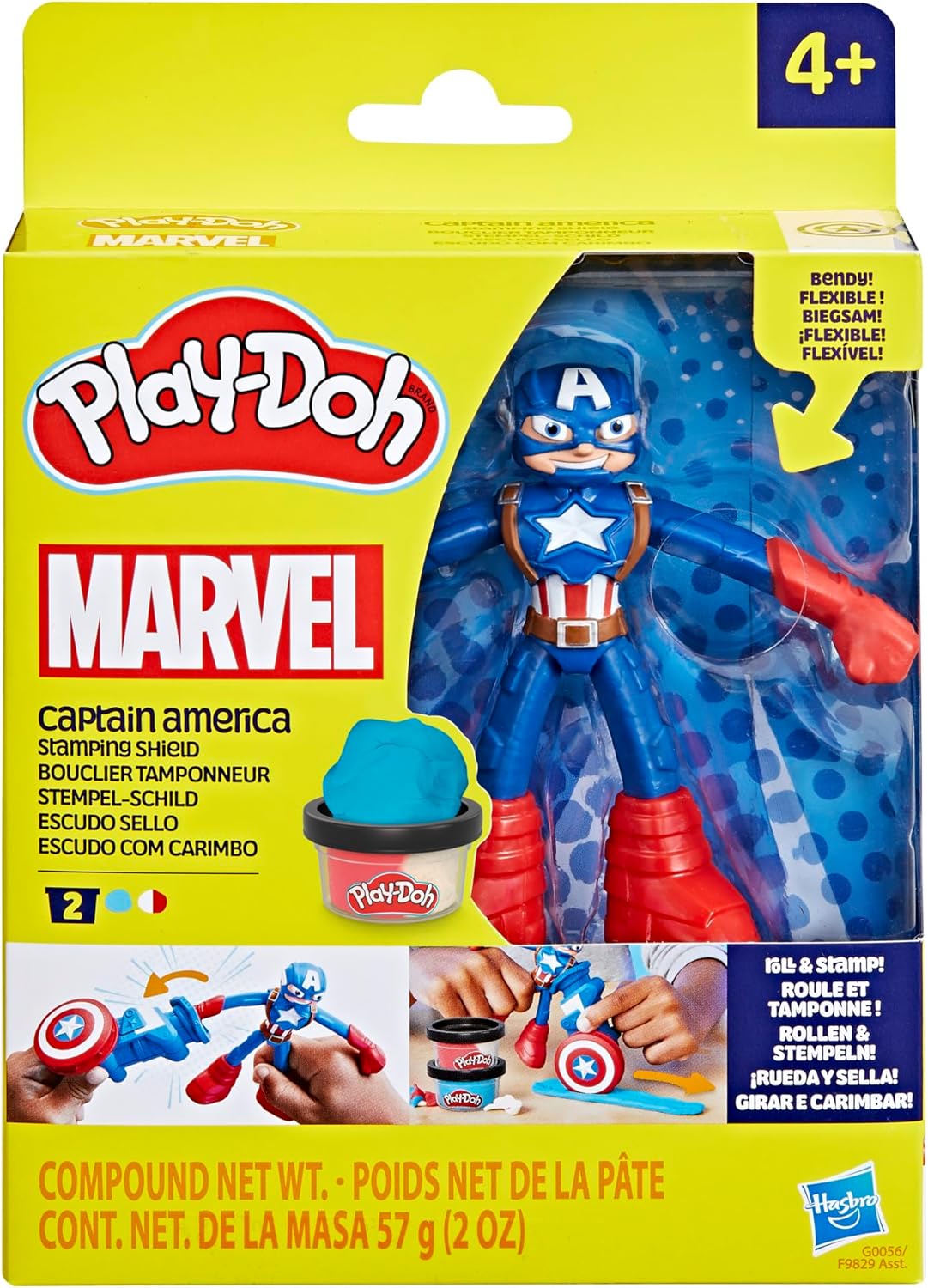 Play-Doh Marvel Captain America Stamping Shield