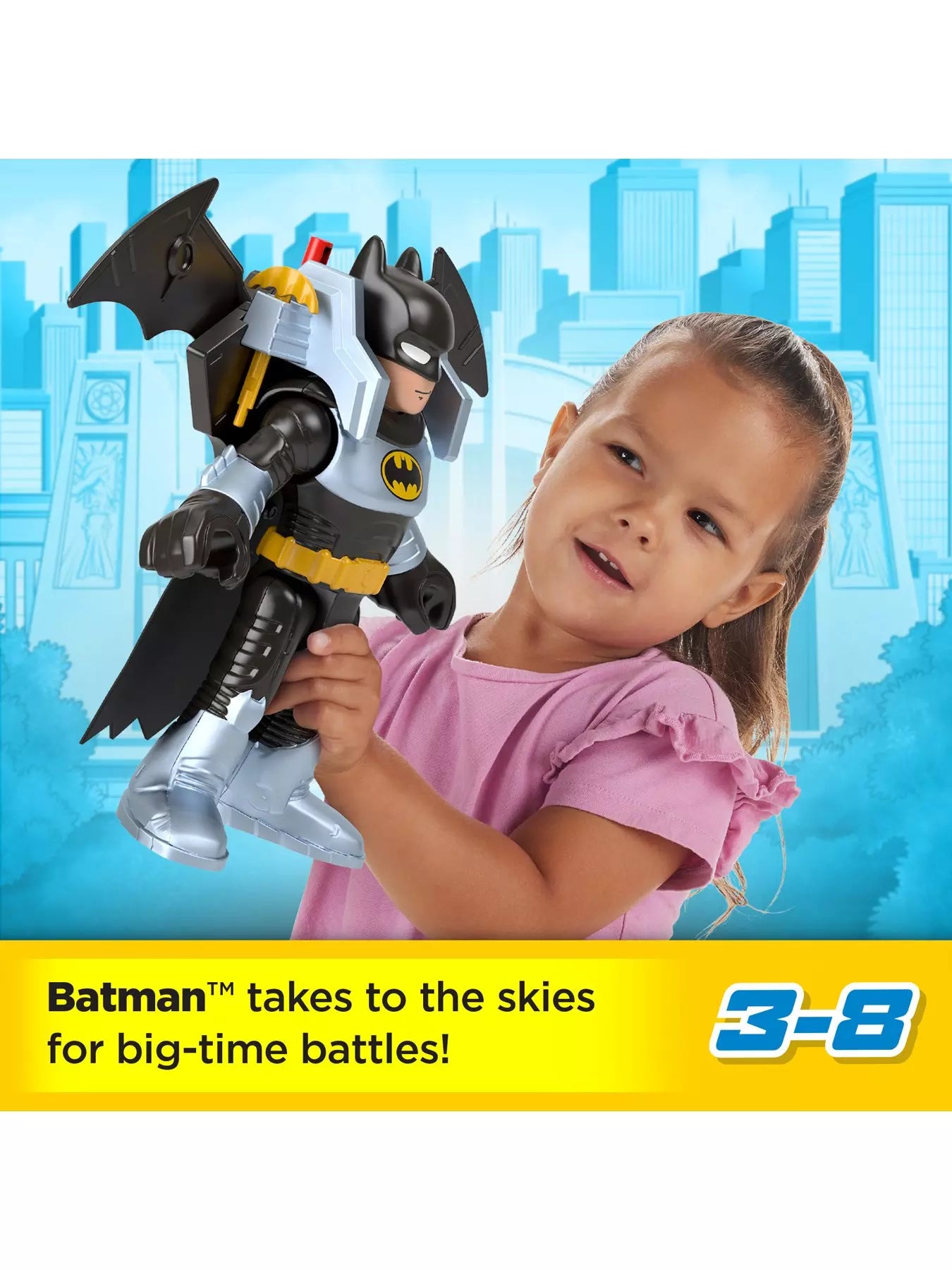 Imaginext DC Super Friends Batglider Batman XL