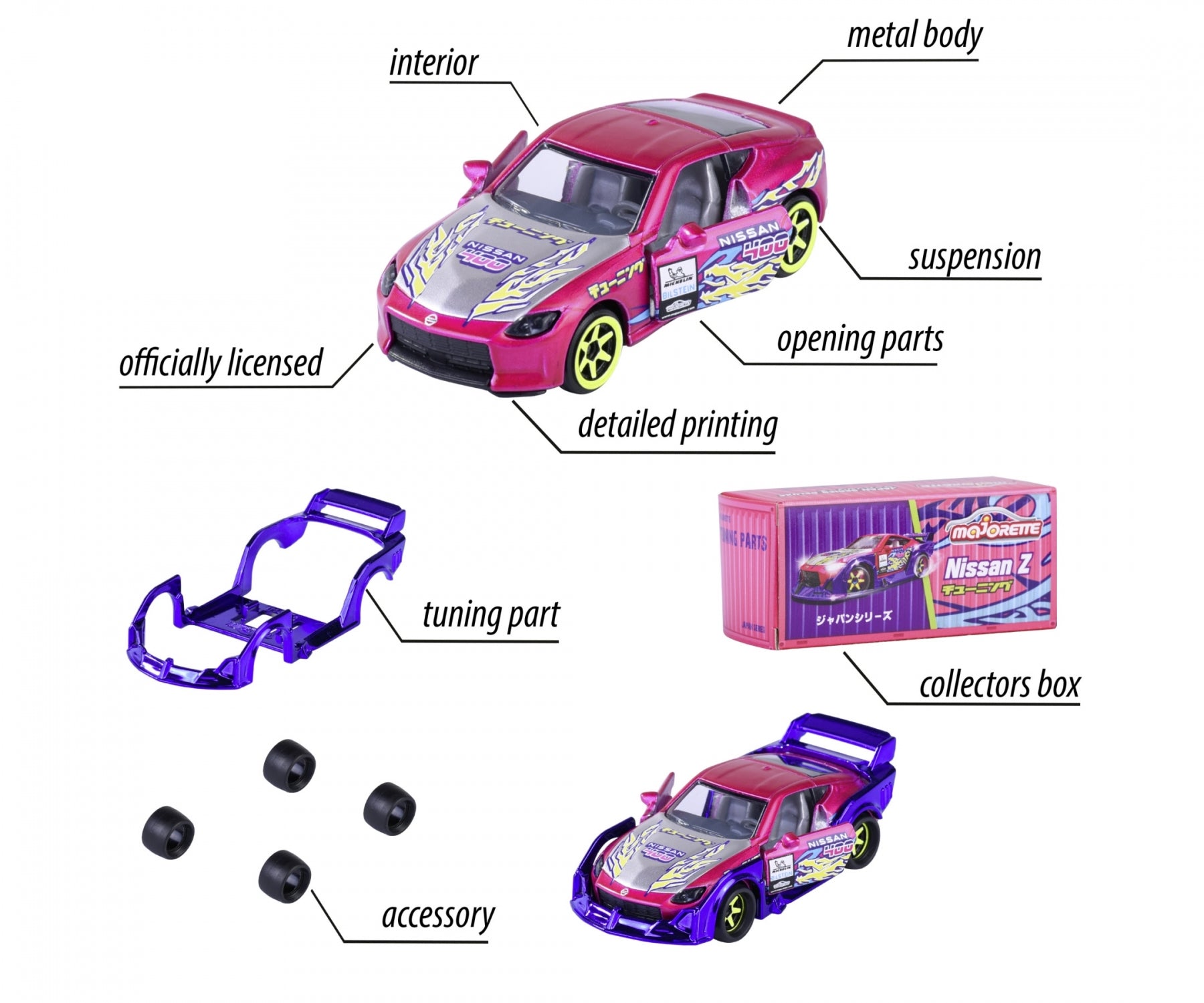 Majorette Japan Series Cars