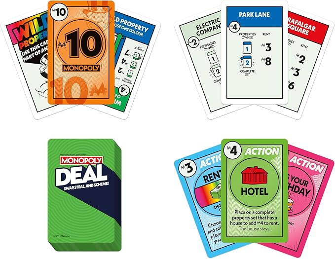 Monopoly Deal Card Game (2024 Refresh)