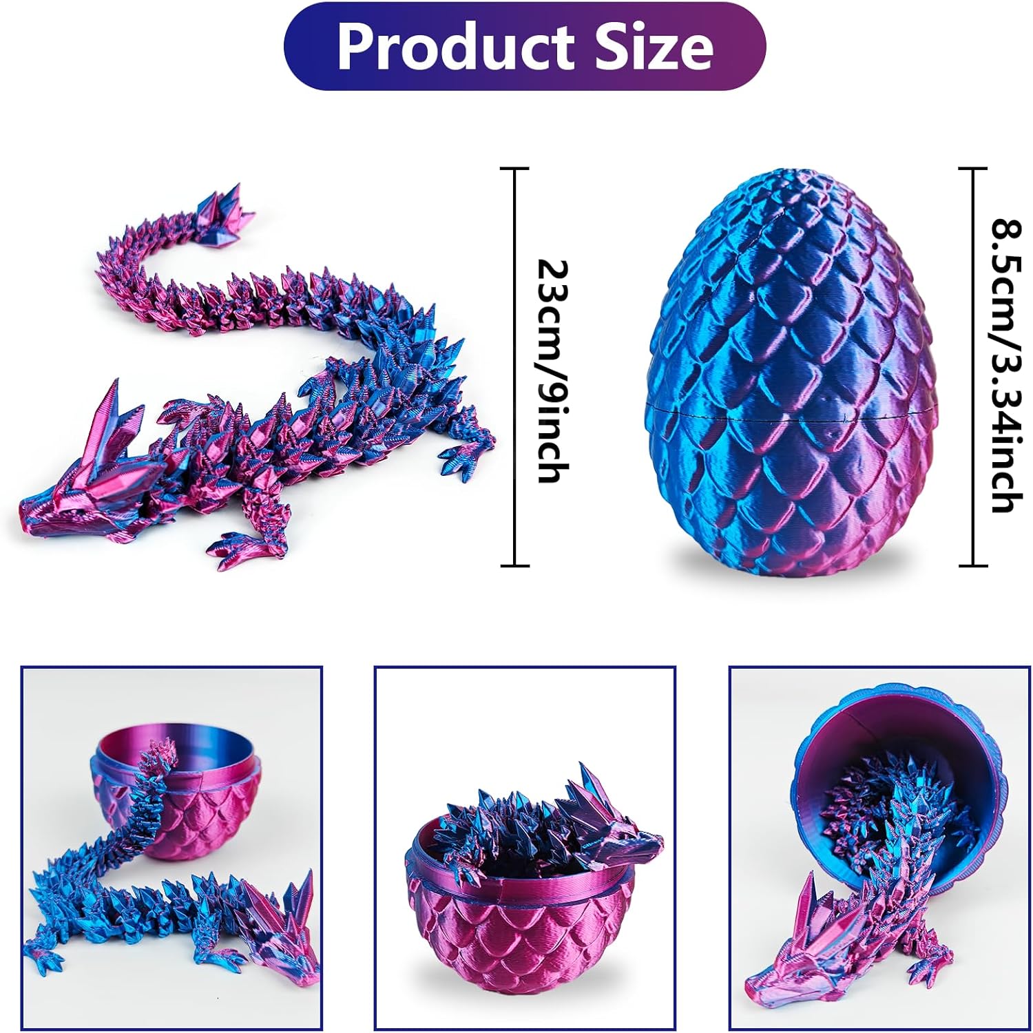 3D Printed Dragon Egg