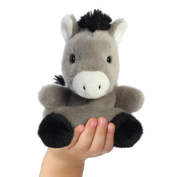 Palm Pals Eli Donkey 12cm Soft Toy