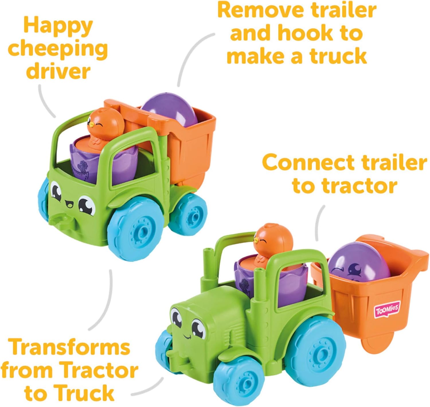 Toomies 2-in-1 Transforming Tractor