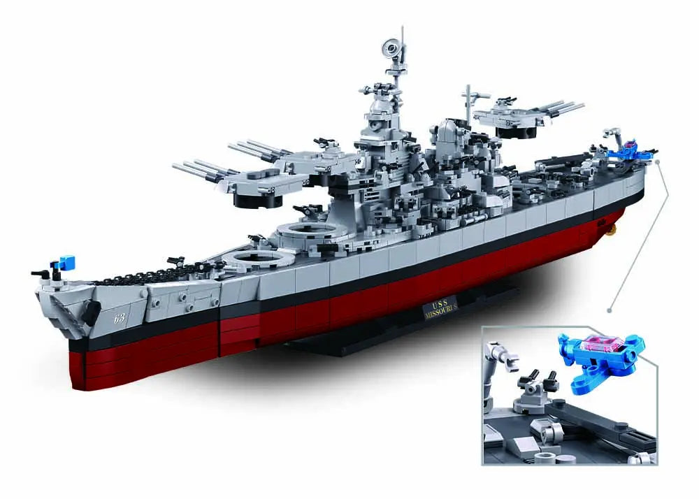 Sluban 1:350 USS Missouri S Construction Set