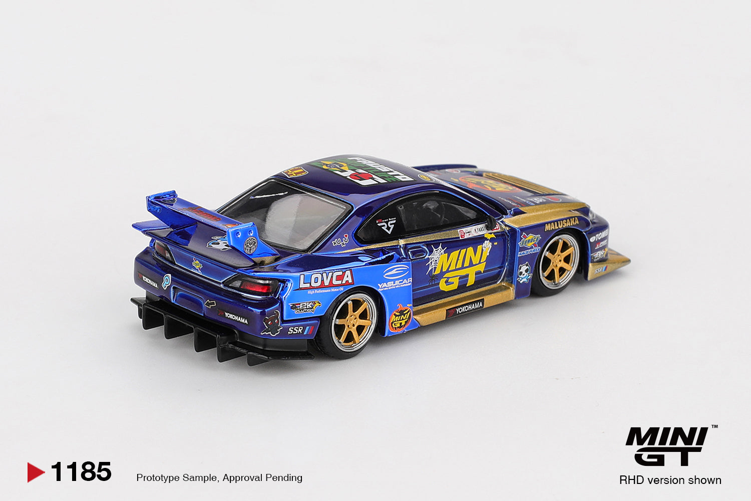 Mini GT Nissan Silvia Liberty Walk 2025 Formula Drift Halloween Special 1:64 Die Cast Car
