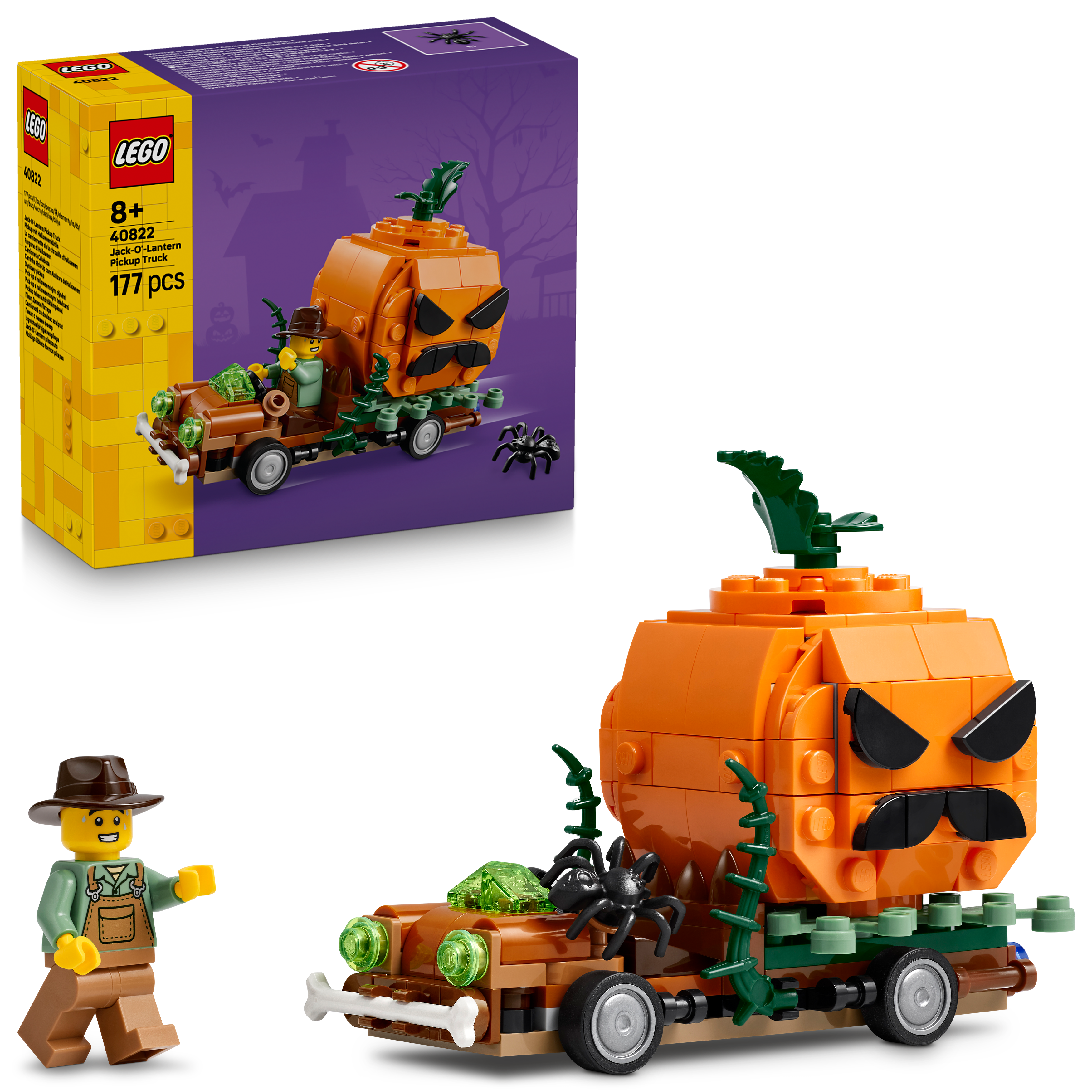 Lego 40822 Jack-O-Lantern Pickup Truck