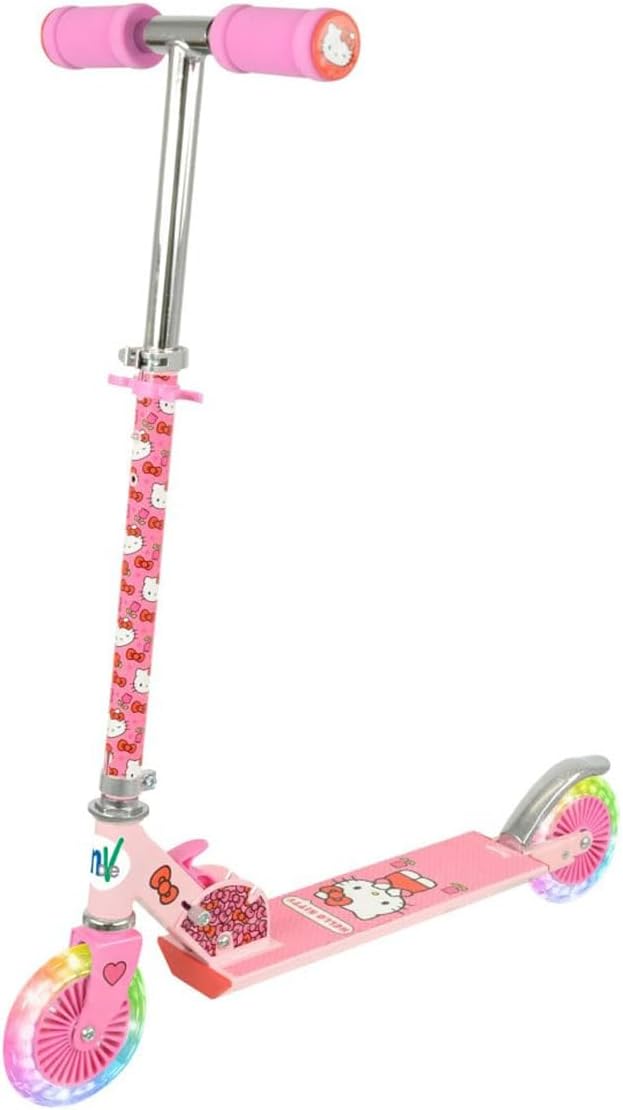 Hello Kitty Folding Inline Scooter with Lights