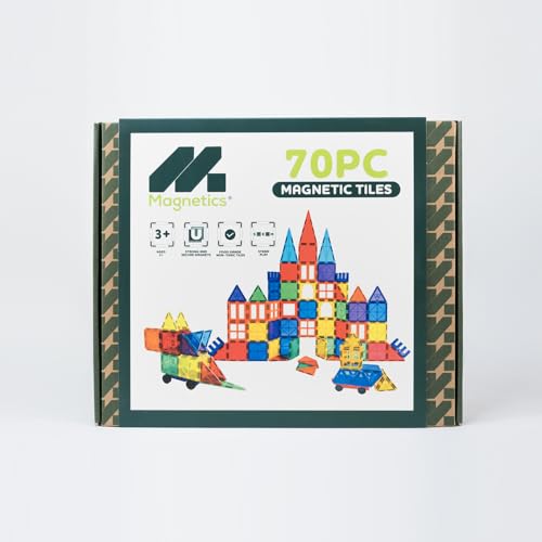 Magnetic Tiles - 70 Piece Play Set