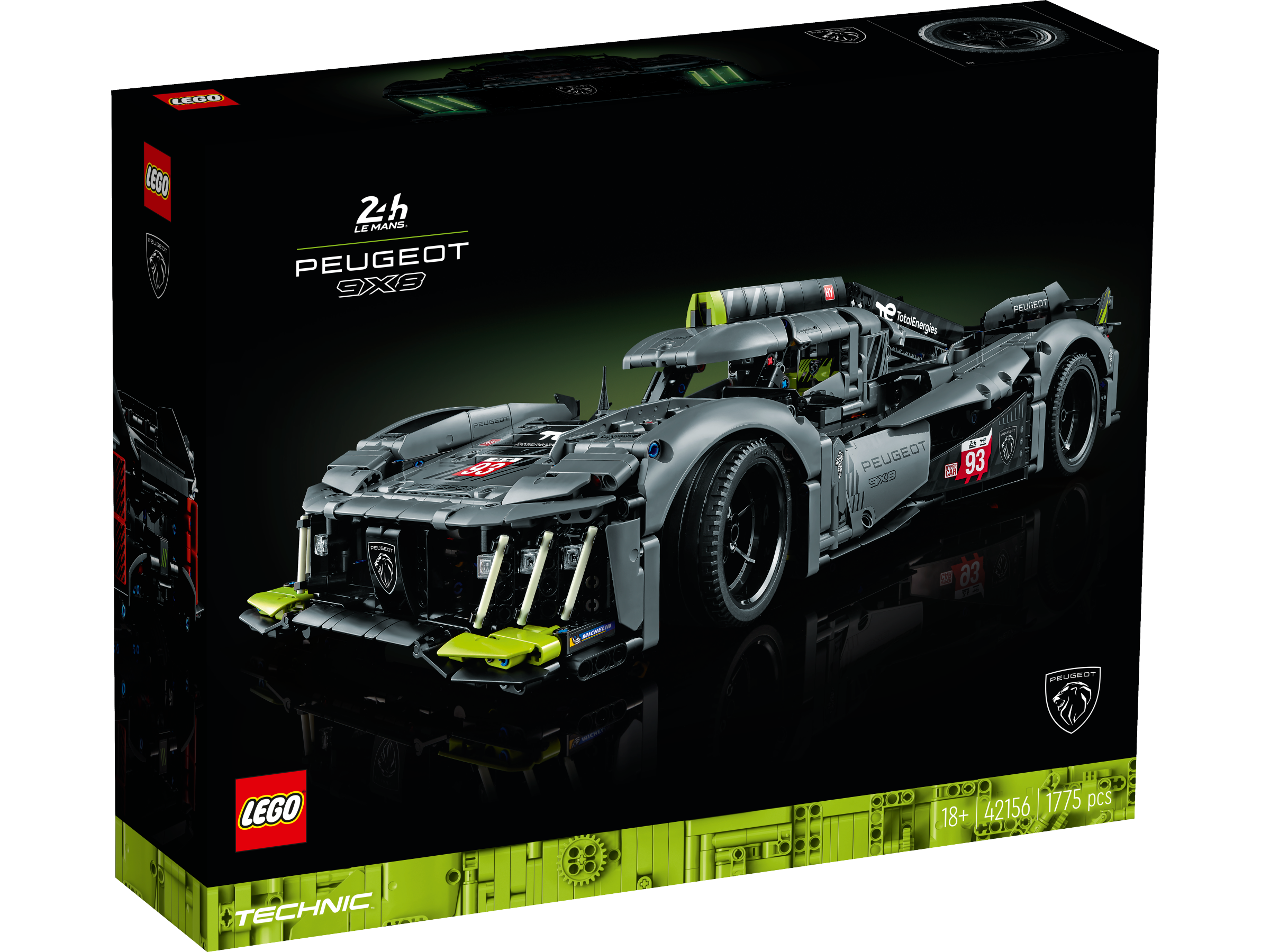 Lego 42156 Technic Peugeot 9x8H Le Mans Hybrid