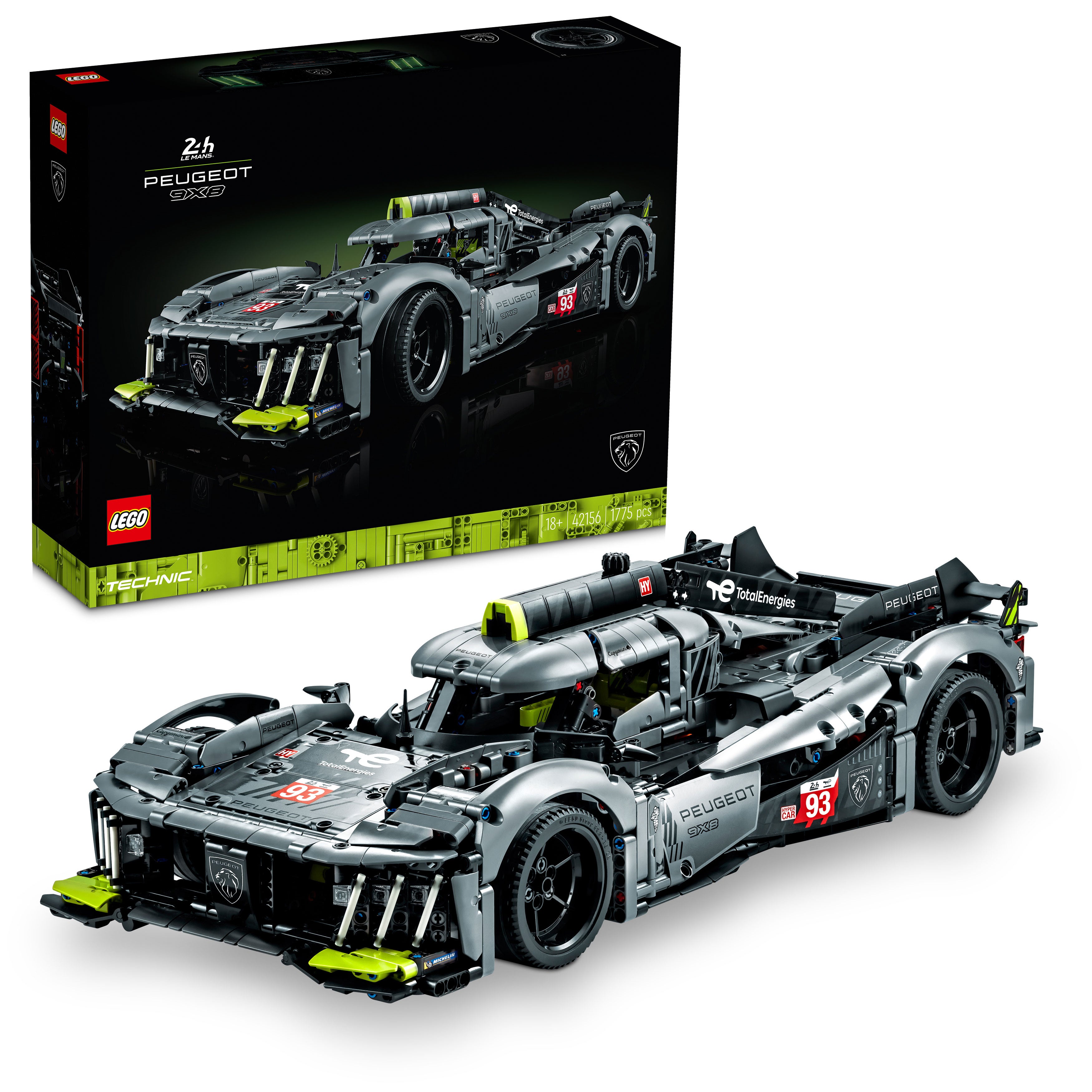Lego 42156 Technic Peugeot 9x8H Le Mans Hybrid