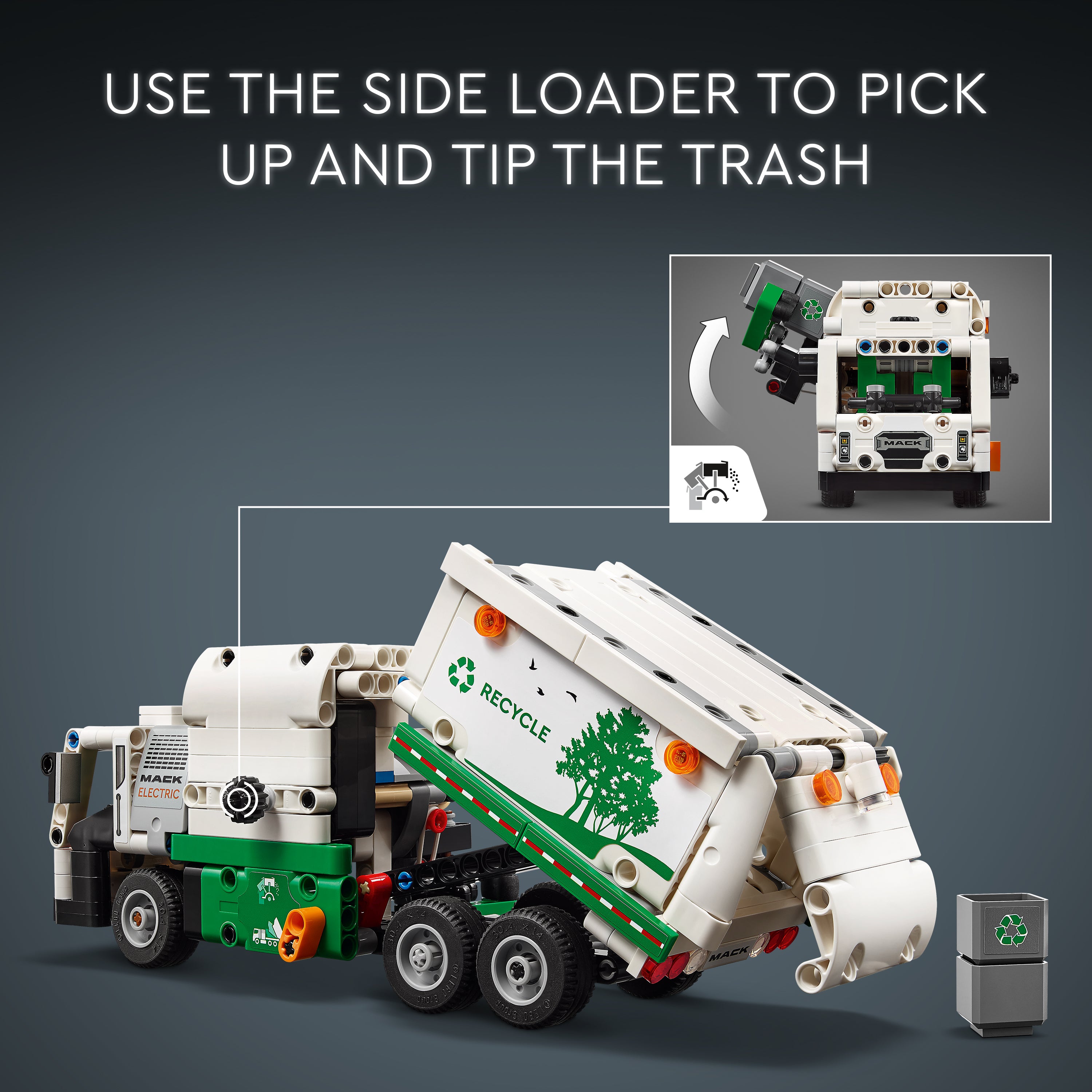 Lego 42167 Mack LR Electric Garbage