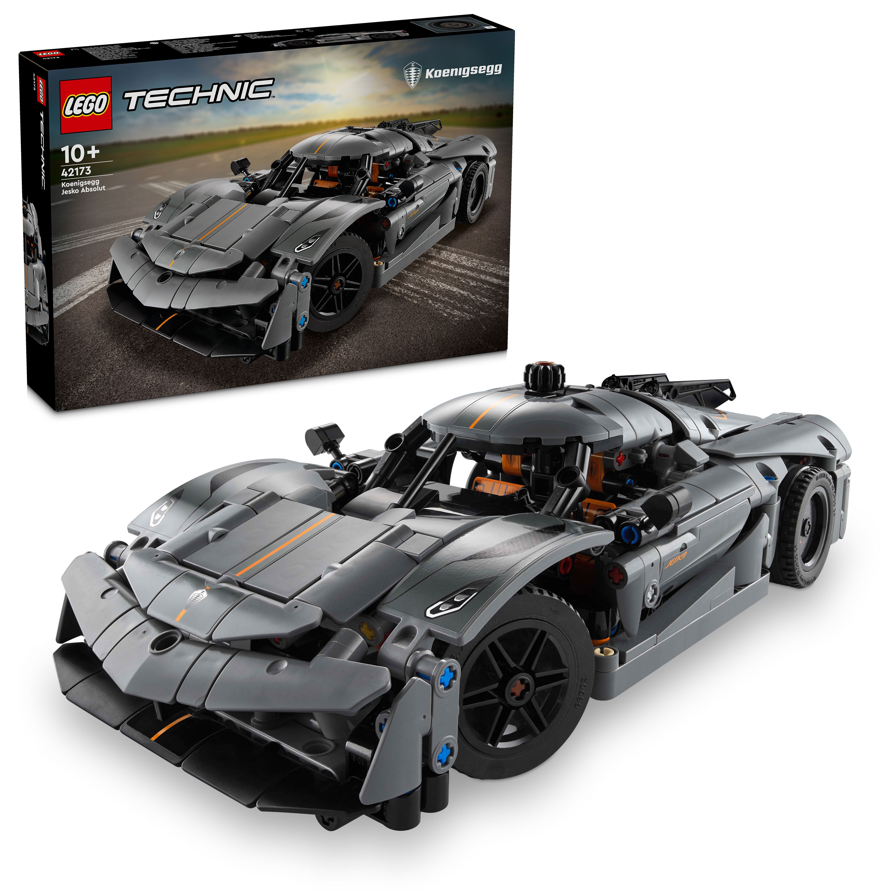 Lego 42173 Koenigsegg Jesko Absolut Grey Hypercar