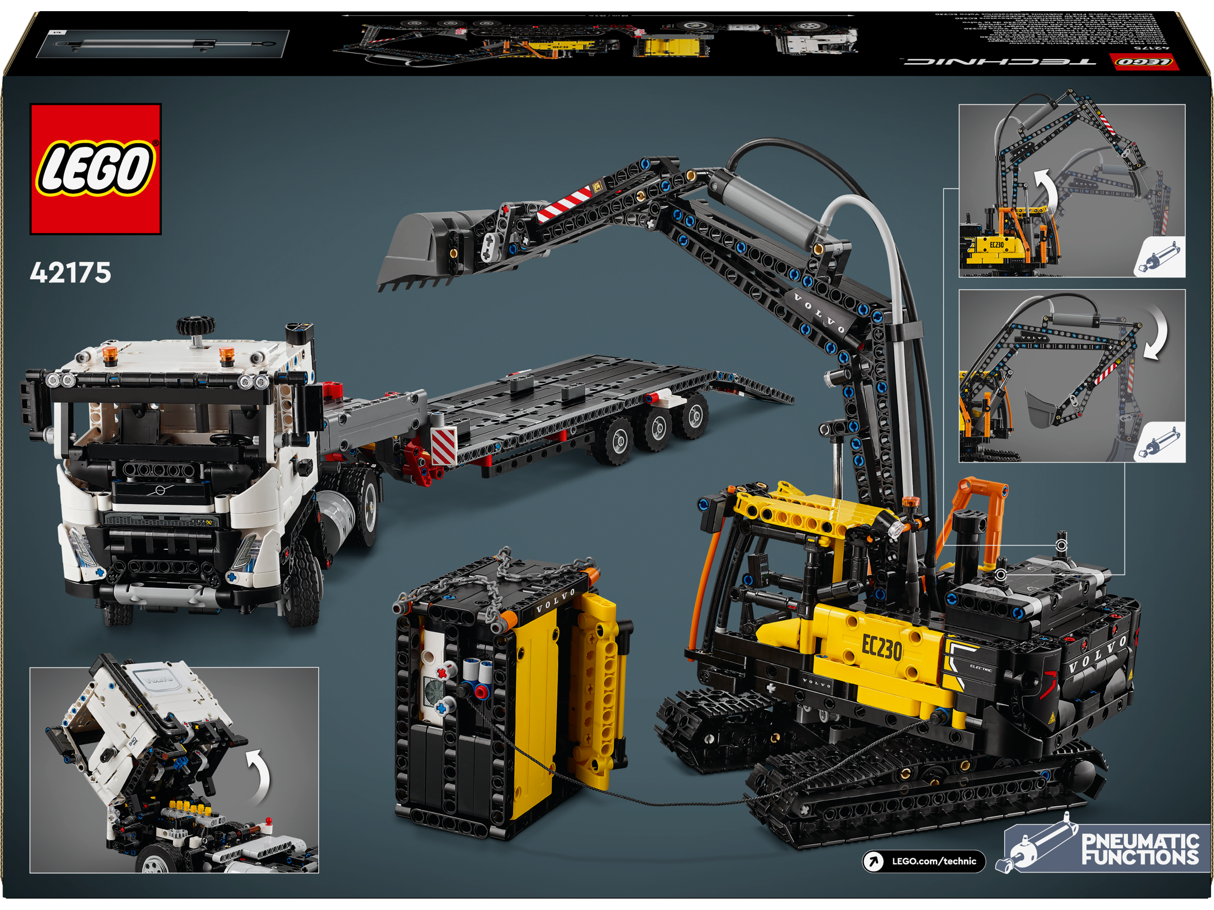 Lego 42175 Volvo FMX Truck & EC230 Electric Excavator