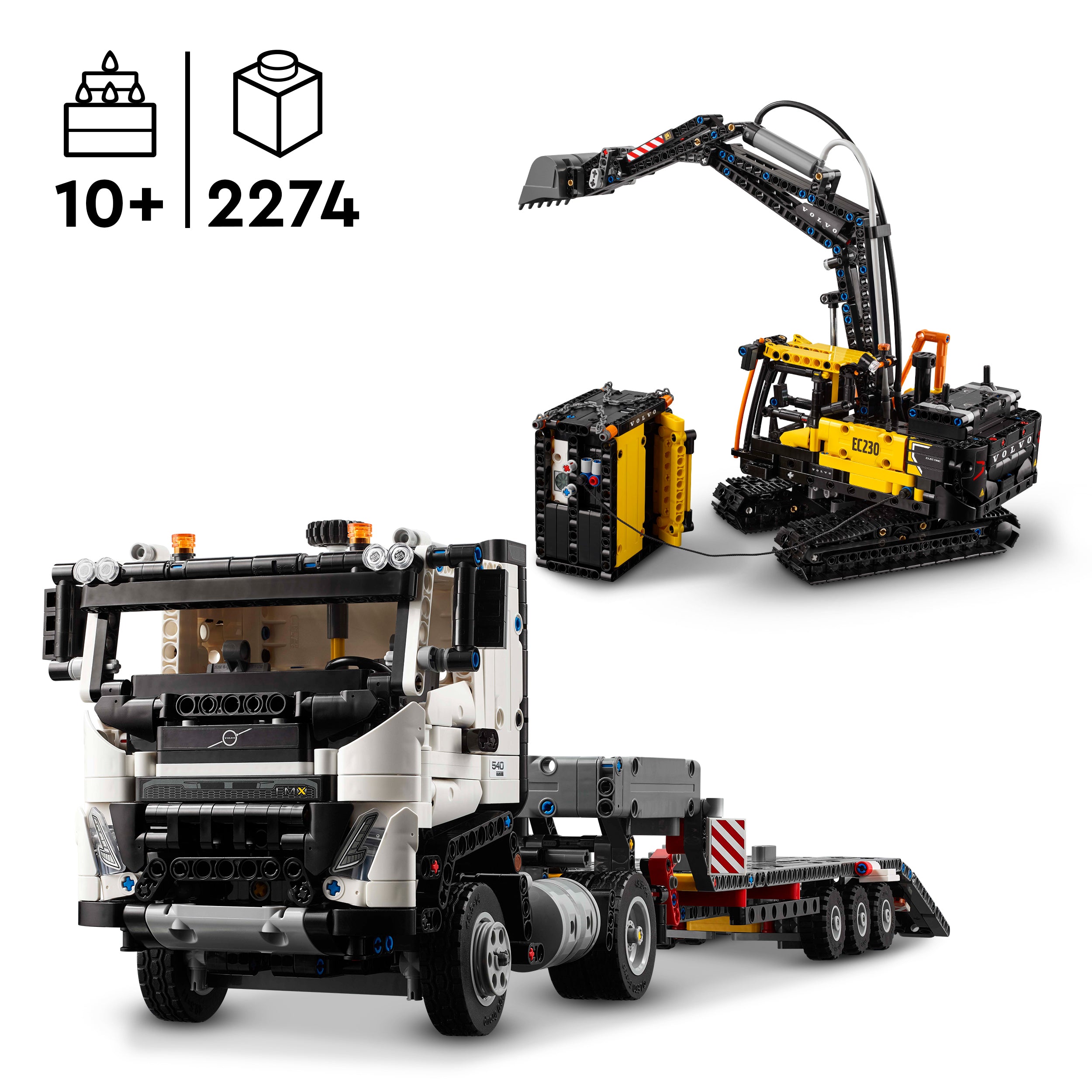 Lego 42175 Volvo FMX Truck & EC230 Electric Excavator