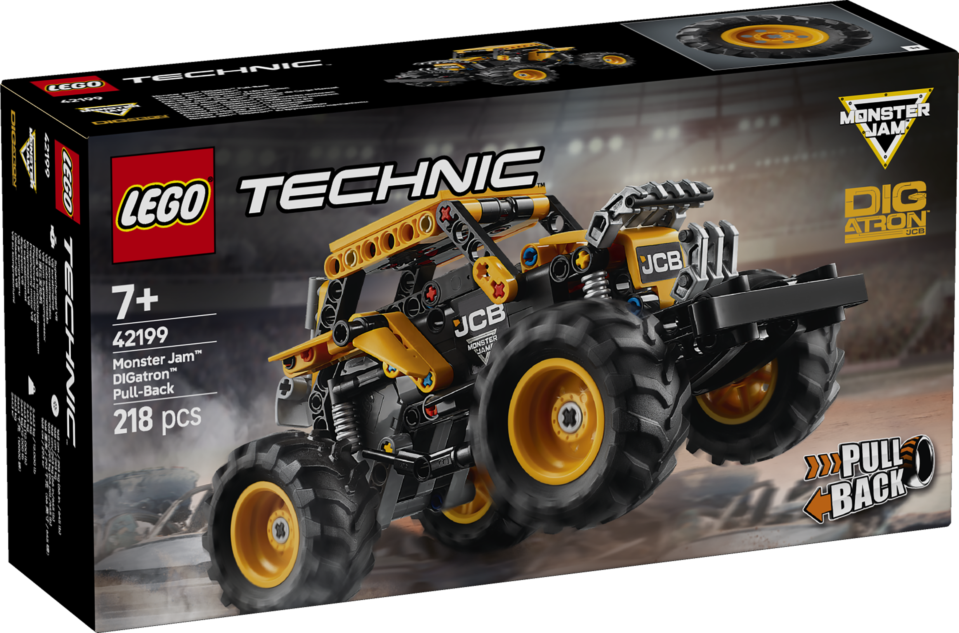 LEGO Technic 42199 Monster Jam DIGatron Pull-Back Truck