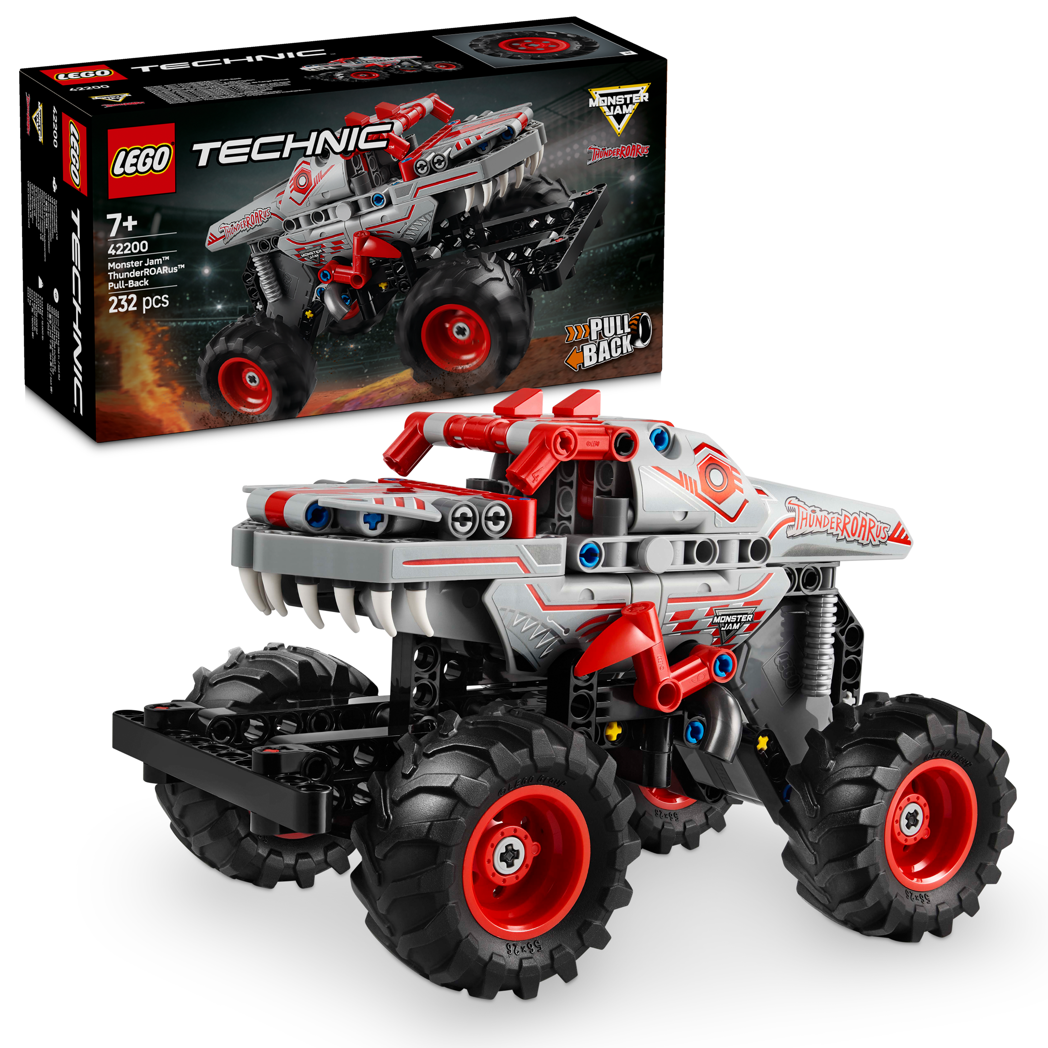 LEGO Technic 42200 Monster Jam ThunderROARus Pull-Back Truck