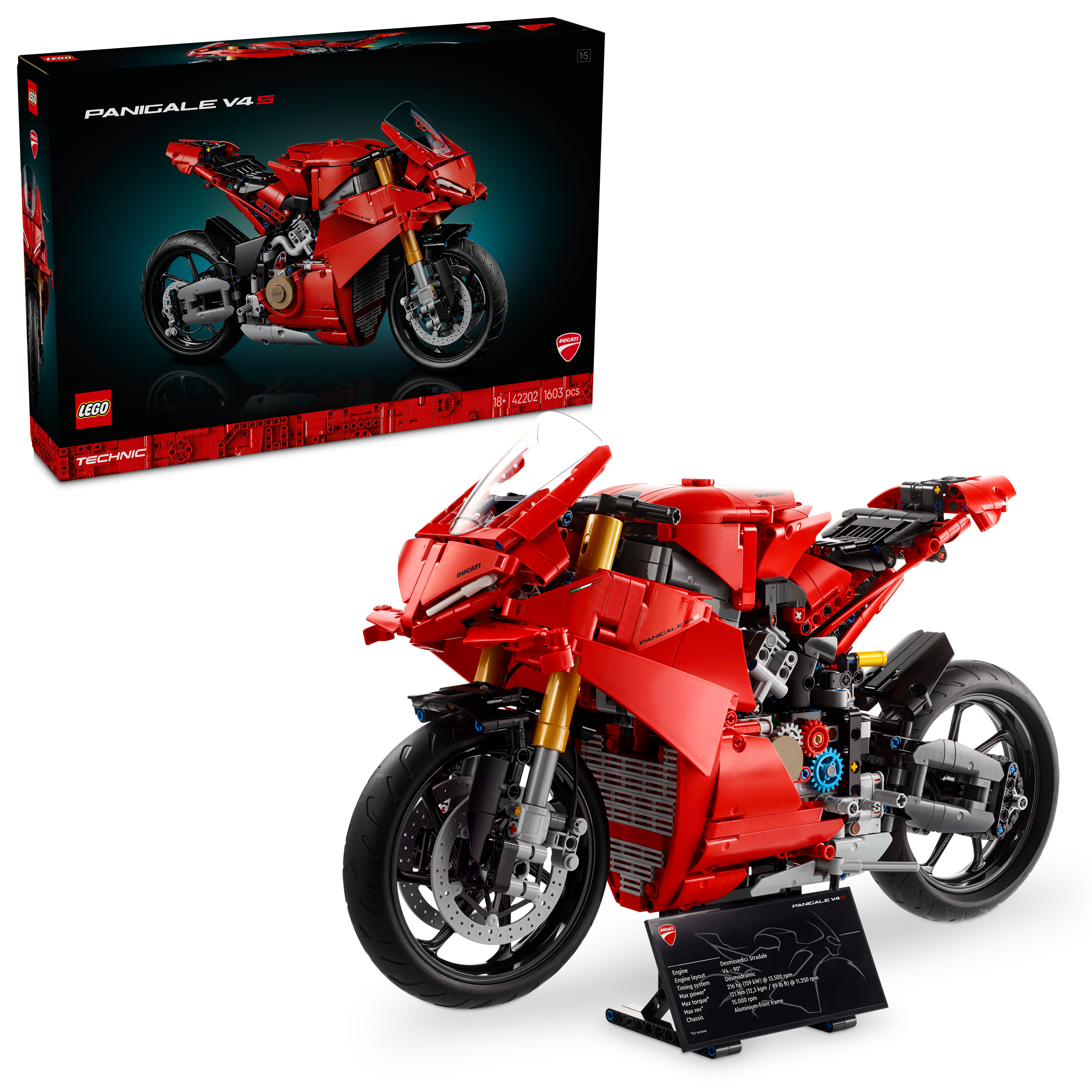 LEGO Technic 42202 Ducati Panigale V4 S Motorcycle