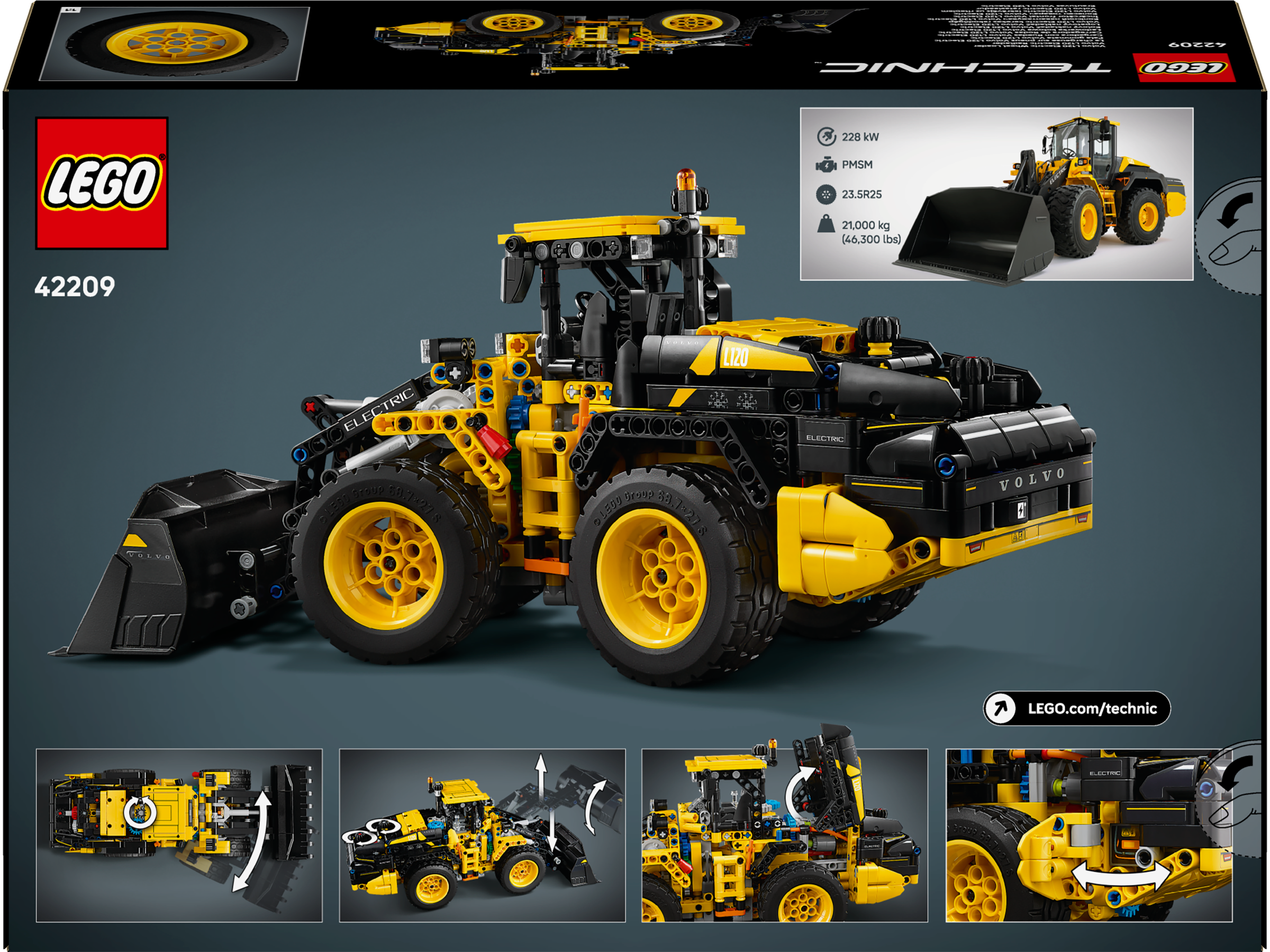 Lego 42209 Volvo L120 Electric Wheel Loader