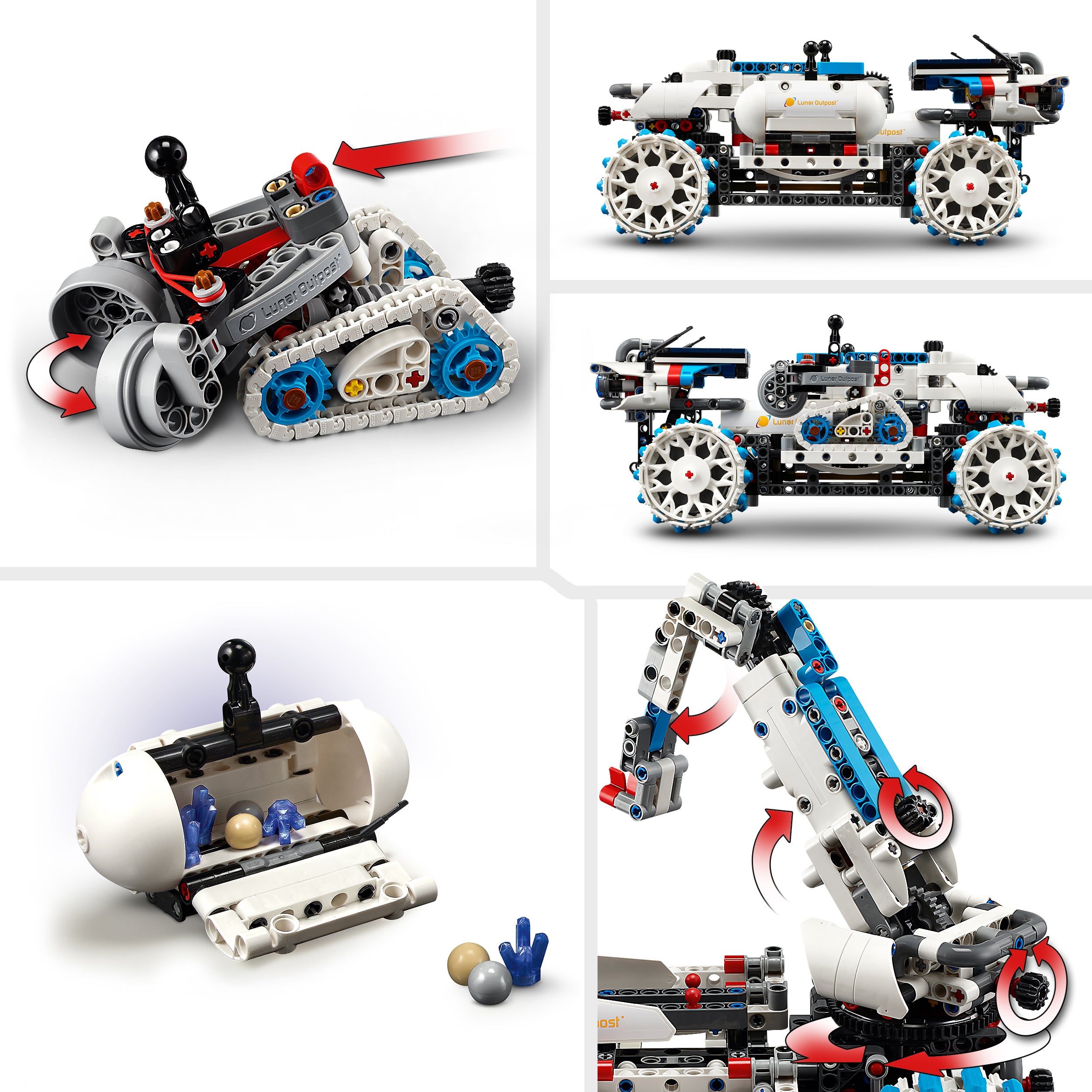 Lego 42211 Lunar Outpost Moon Rover