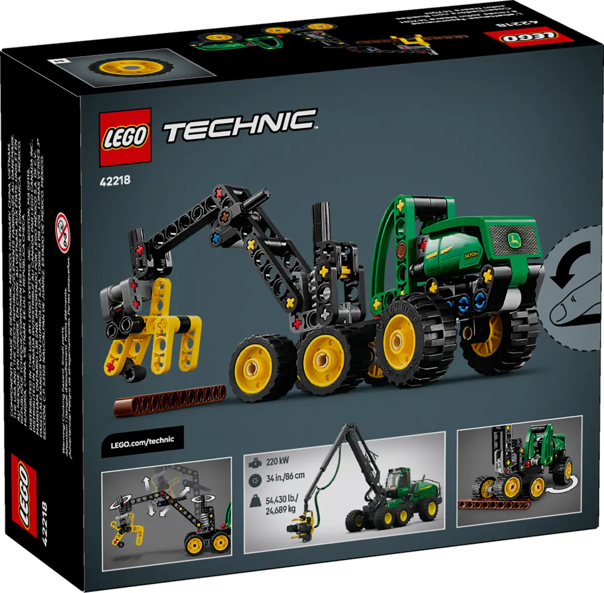 Lego 42218 John Deere 1470H Wheeled Harvester