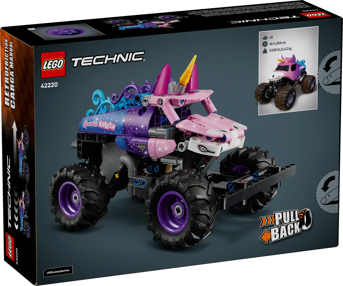 Lego 42220 Monster Jam™  Sparkle Smash™ Pull-Back