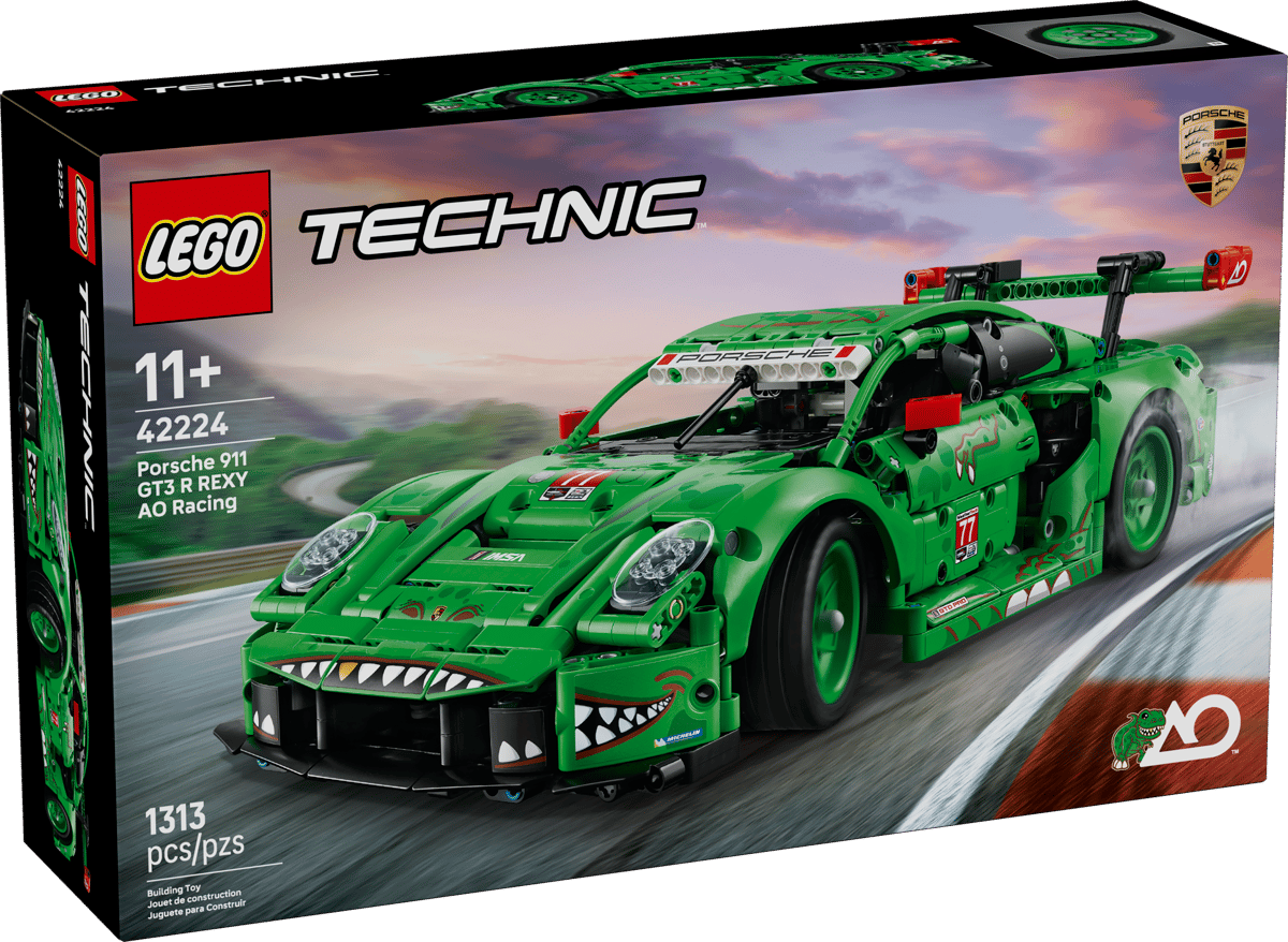 Lego 42224 Porsche 911 GT3 R REXY AO Racing Car