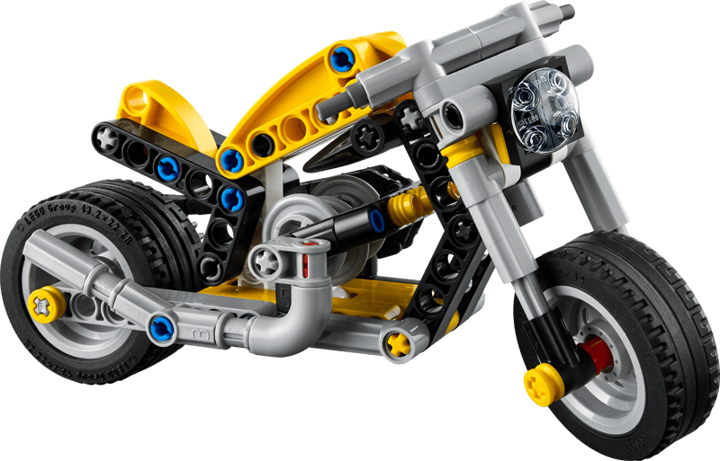 Lego 42225 Yellow Motorcycle