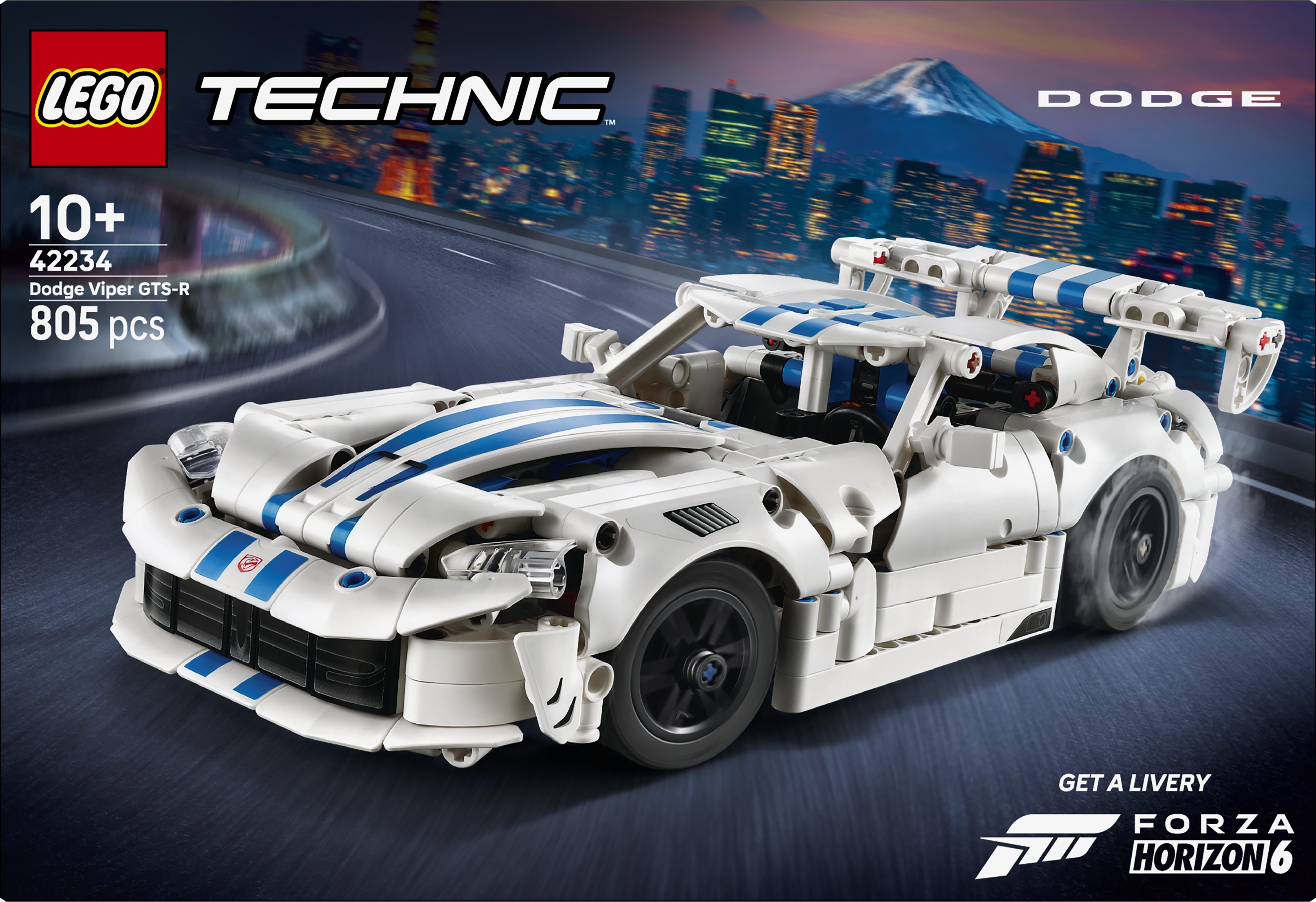 Lego 42234 Dodge Viper GTS-R Sports Car