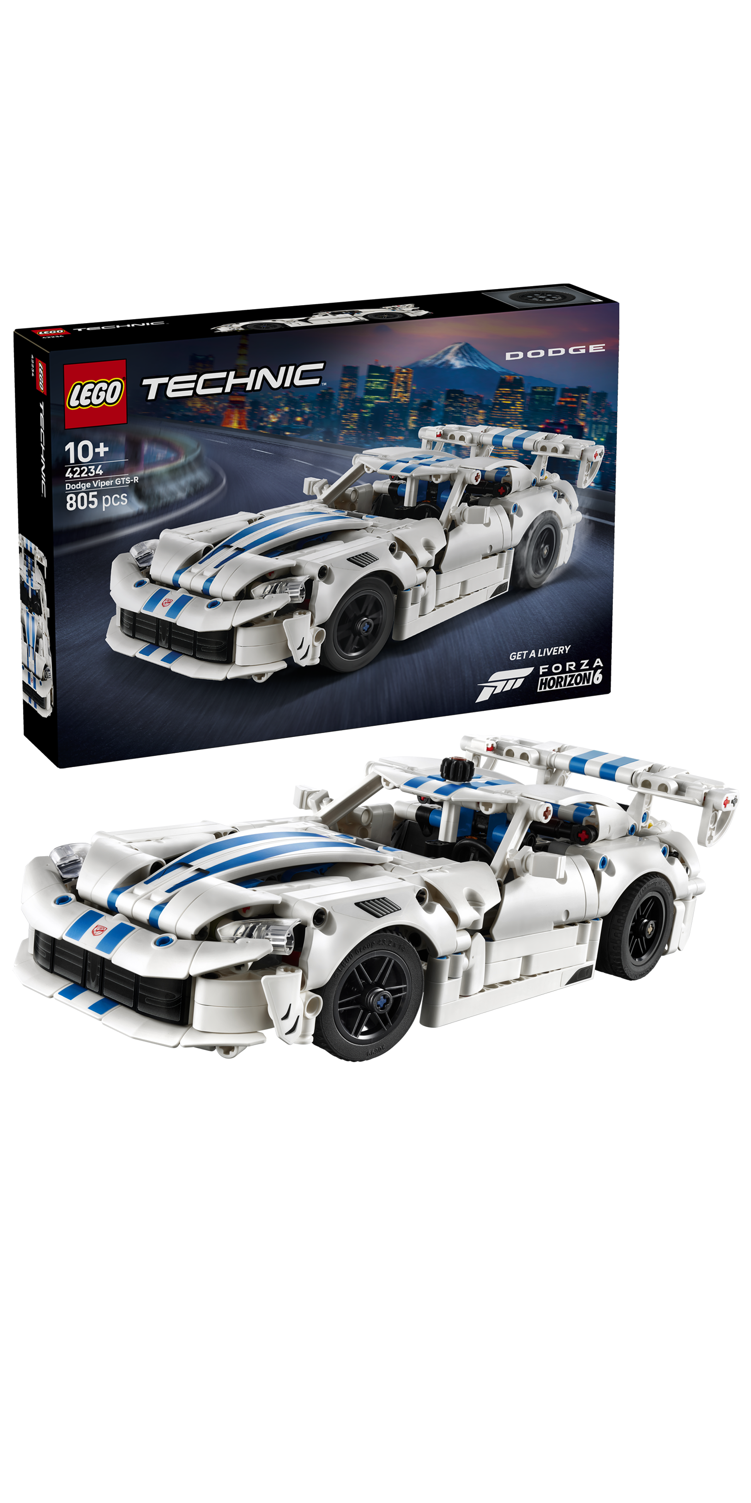 Lego 42234 Dodge Viper GTS-R Sports Car