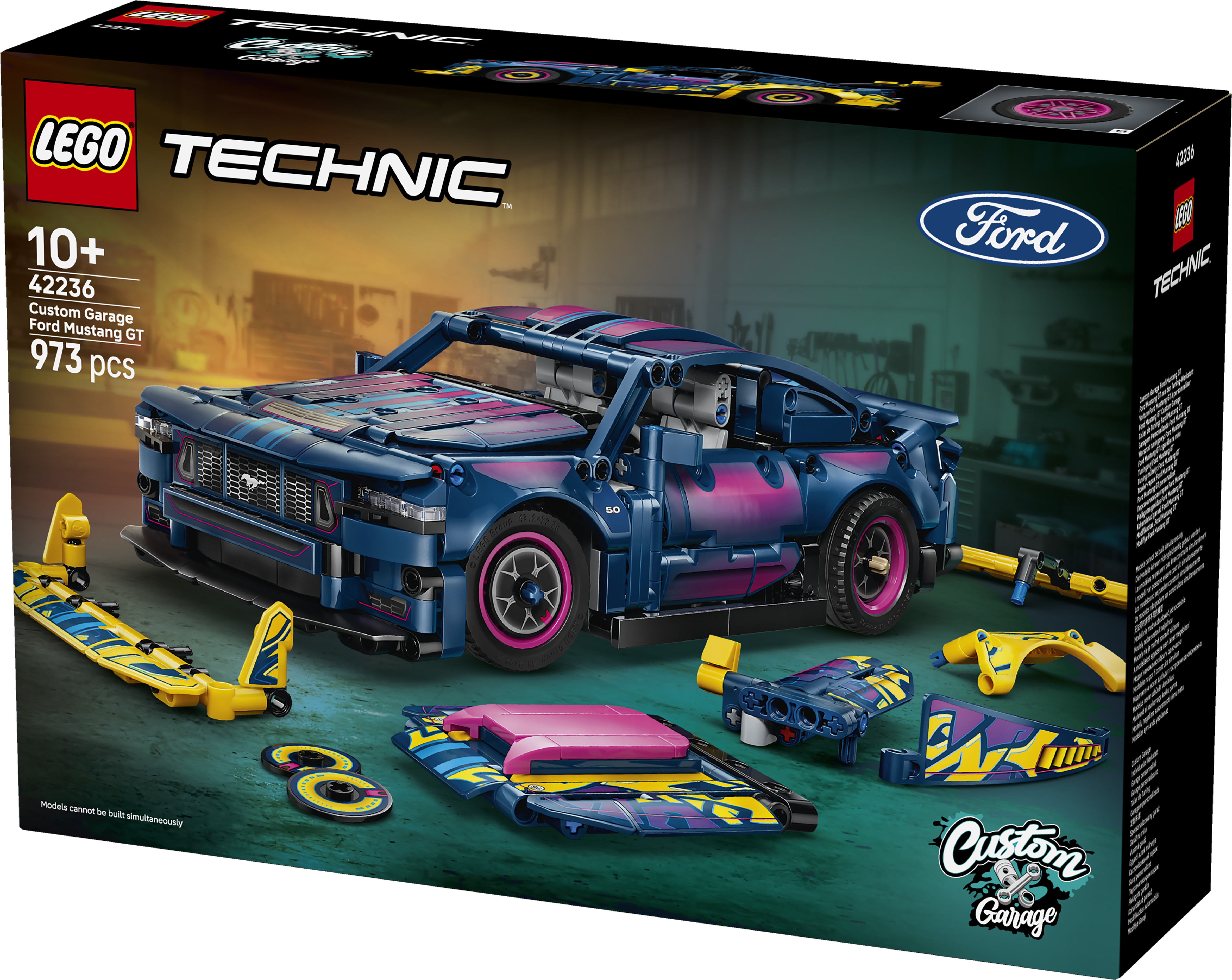 Lego 42236 Custom Garage Ford Mustang