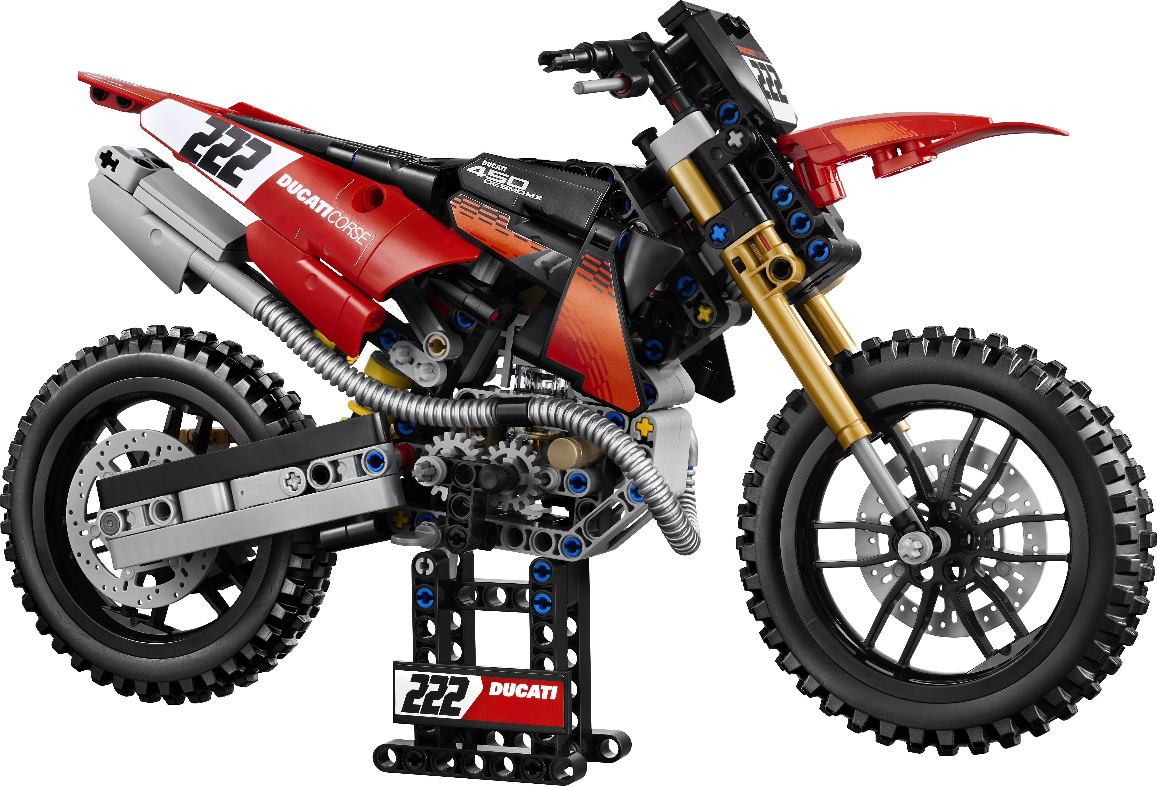 Lego 42238 Ducati Desmo450 MX Factory Motorcycle