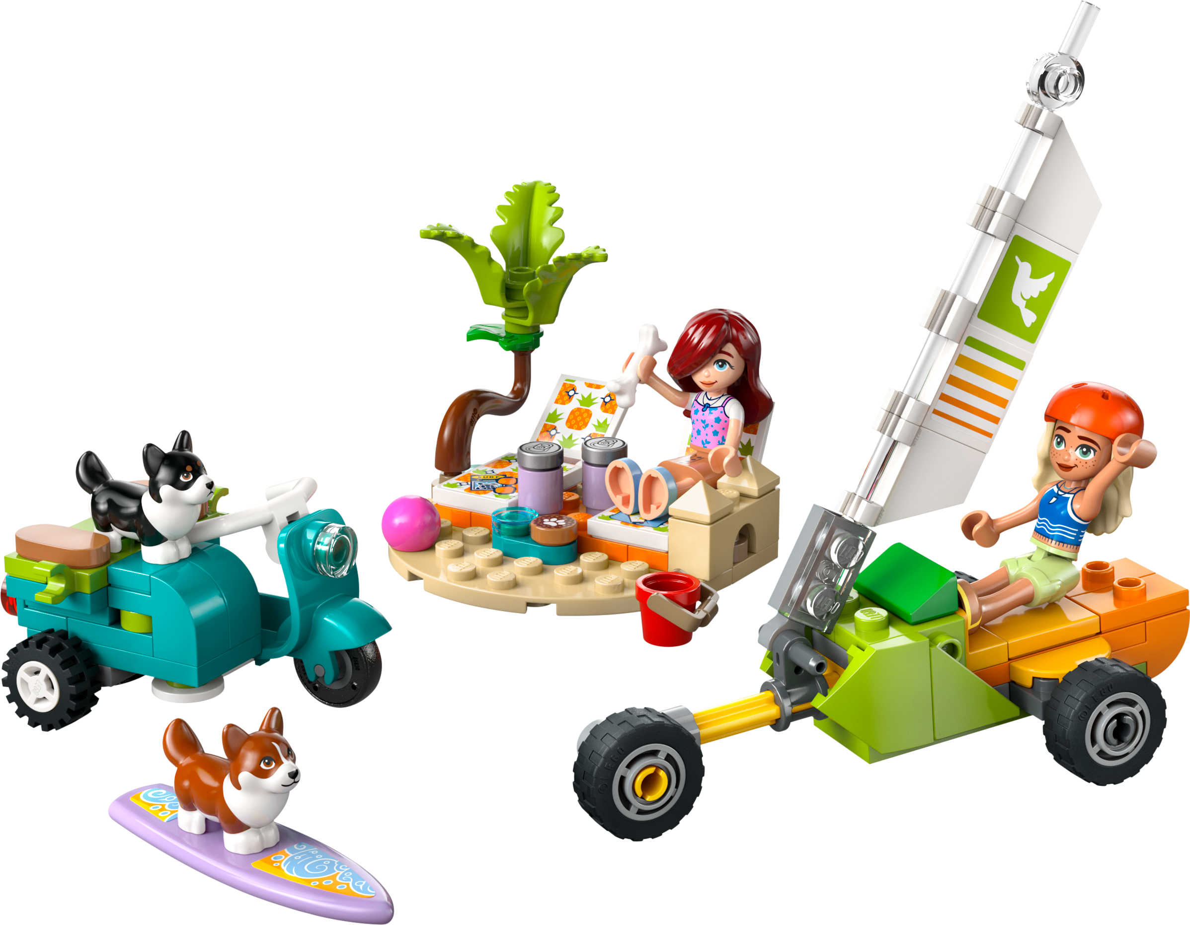 LEGO Friends 42641 Surfing Dogs and Scooter Advent