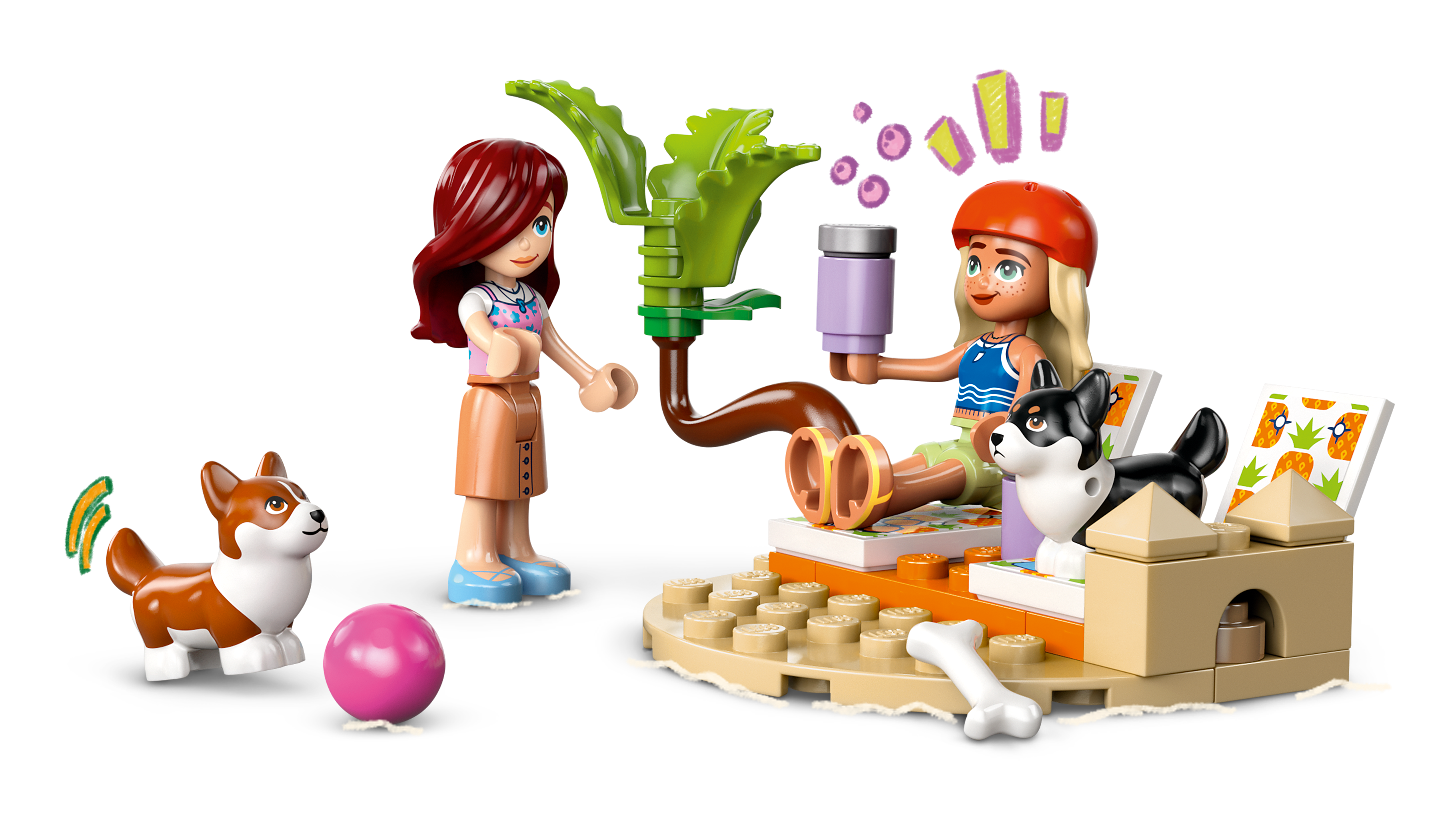 LEGO Friends 42641 Surfing Dogs and Scooter Advent