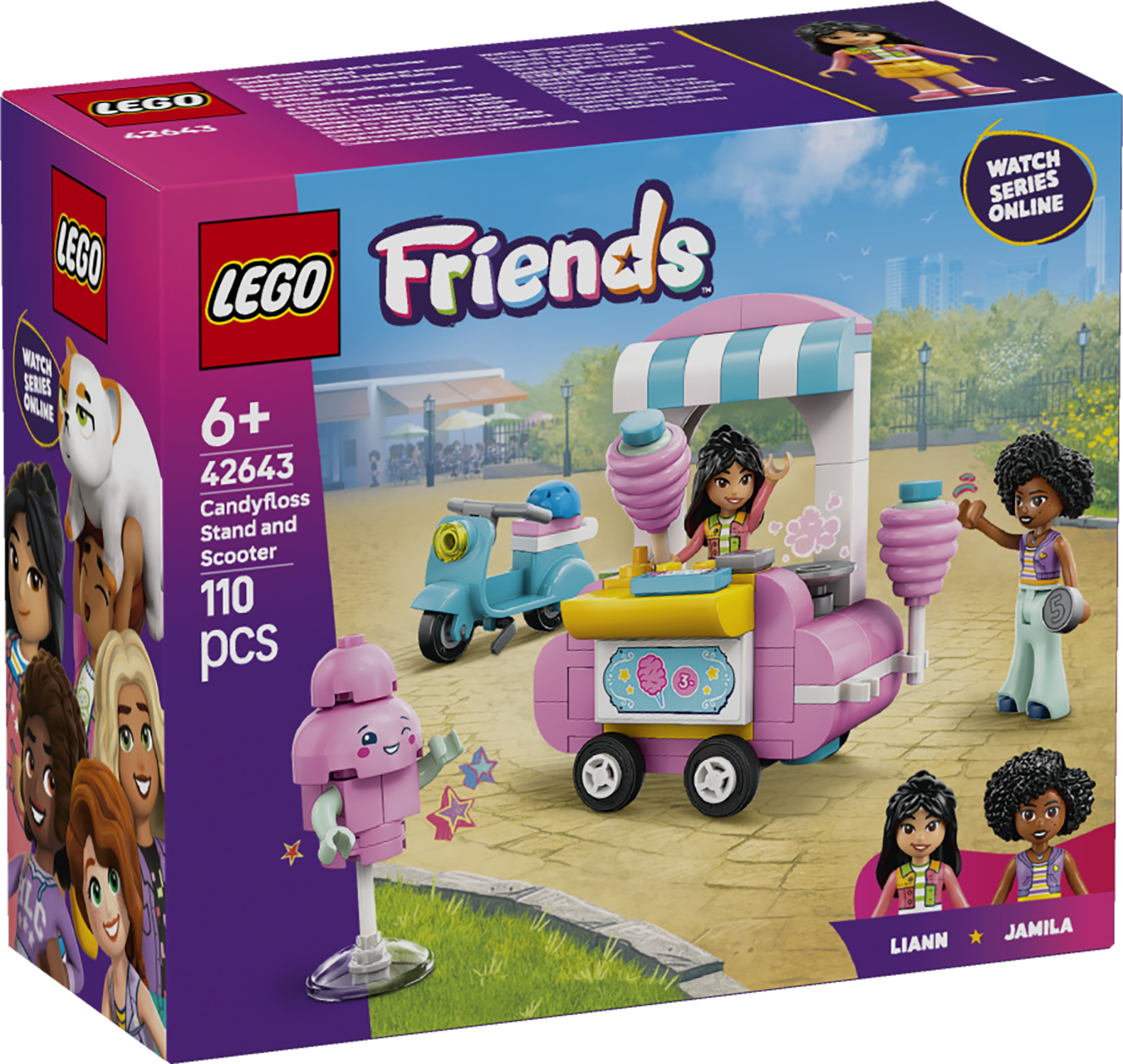 LEGO Friends 42643 Cotton Candy Stand and Scooter