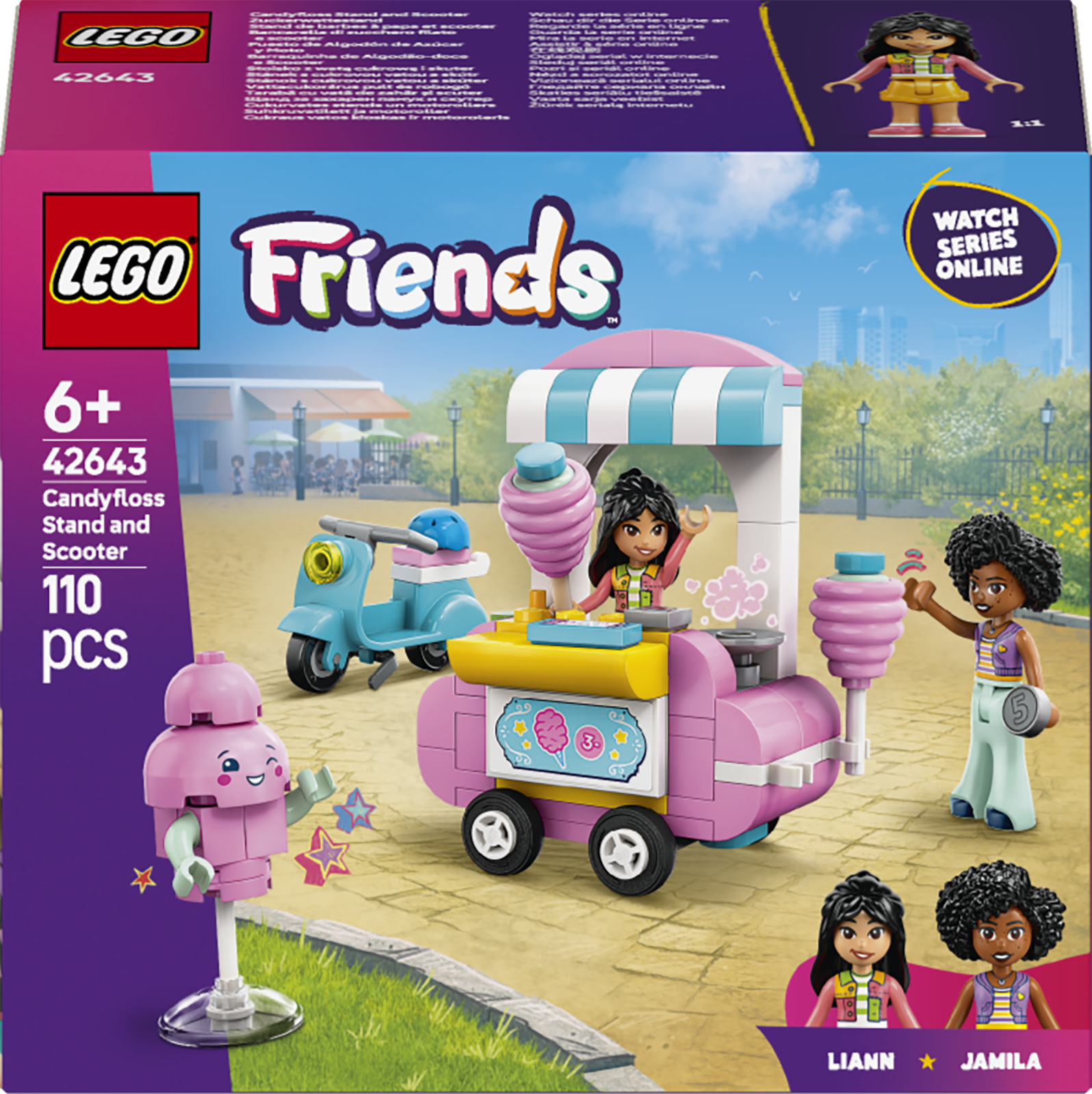 LEGO Friends 42643 Cotton Candy Stand and Scooter