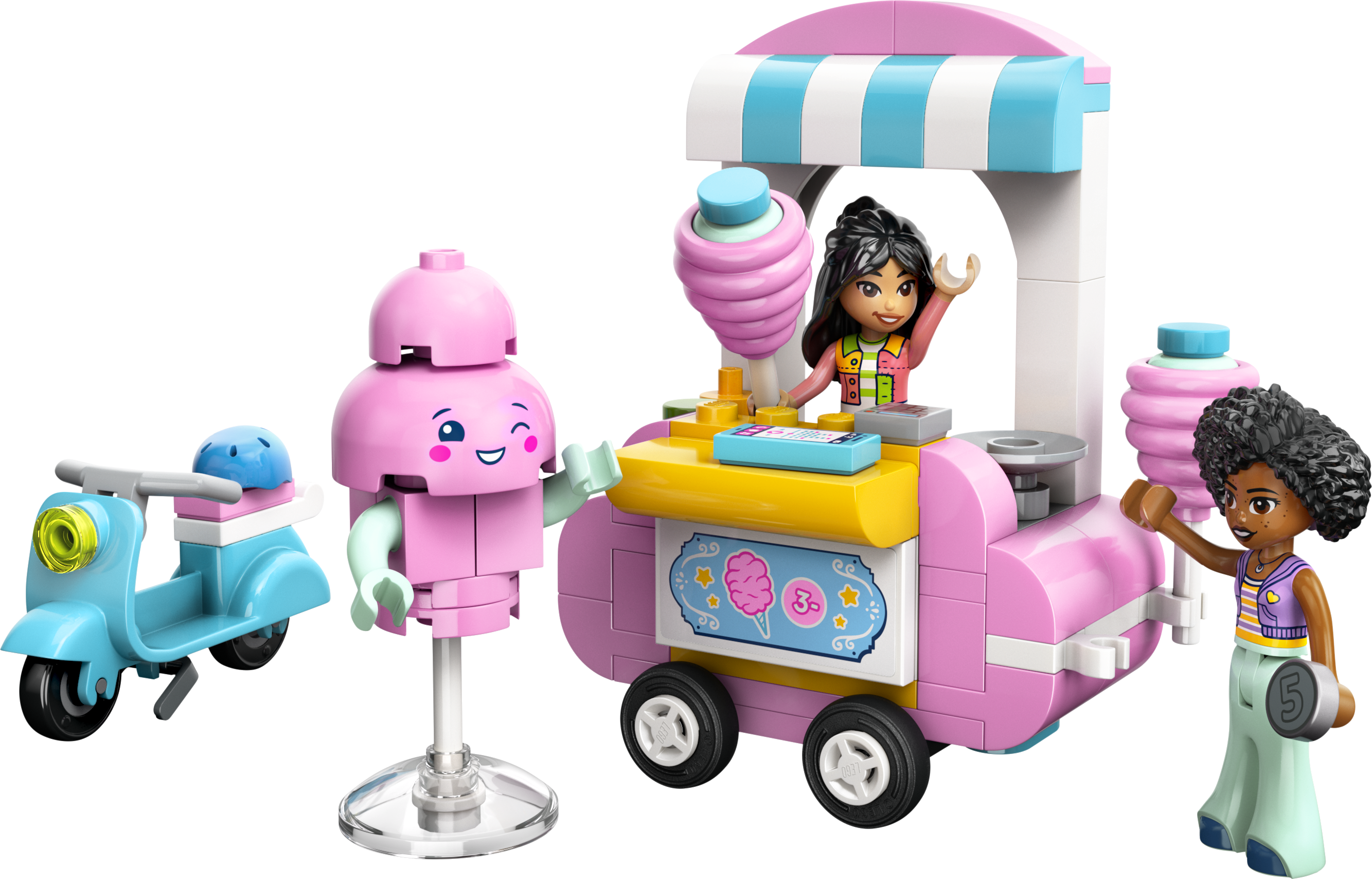 LEGO Friends 42643 Cotton Candy Stand and Scooter