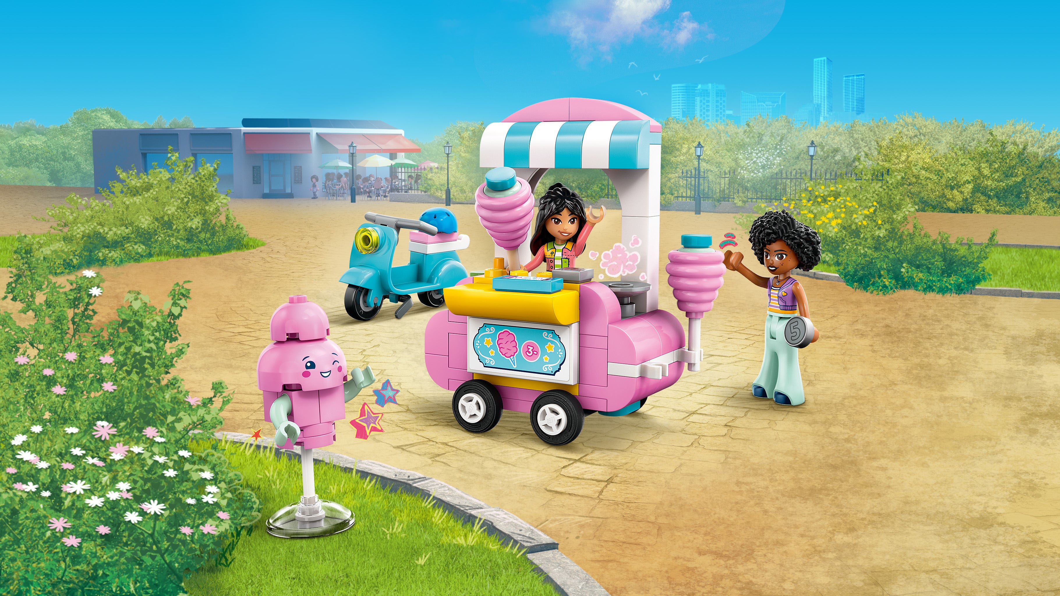 LEGO Friends 42643 Cotton Candy Stand and Scooter