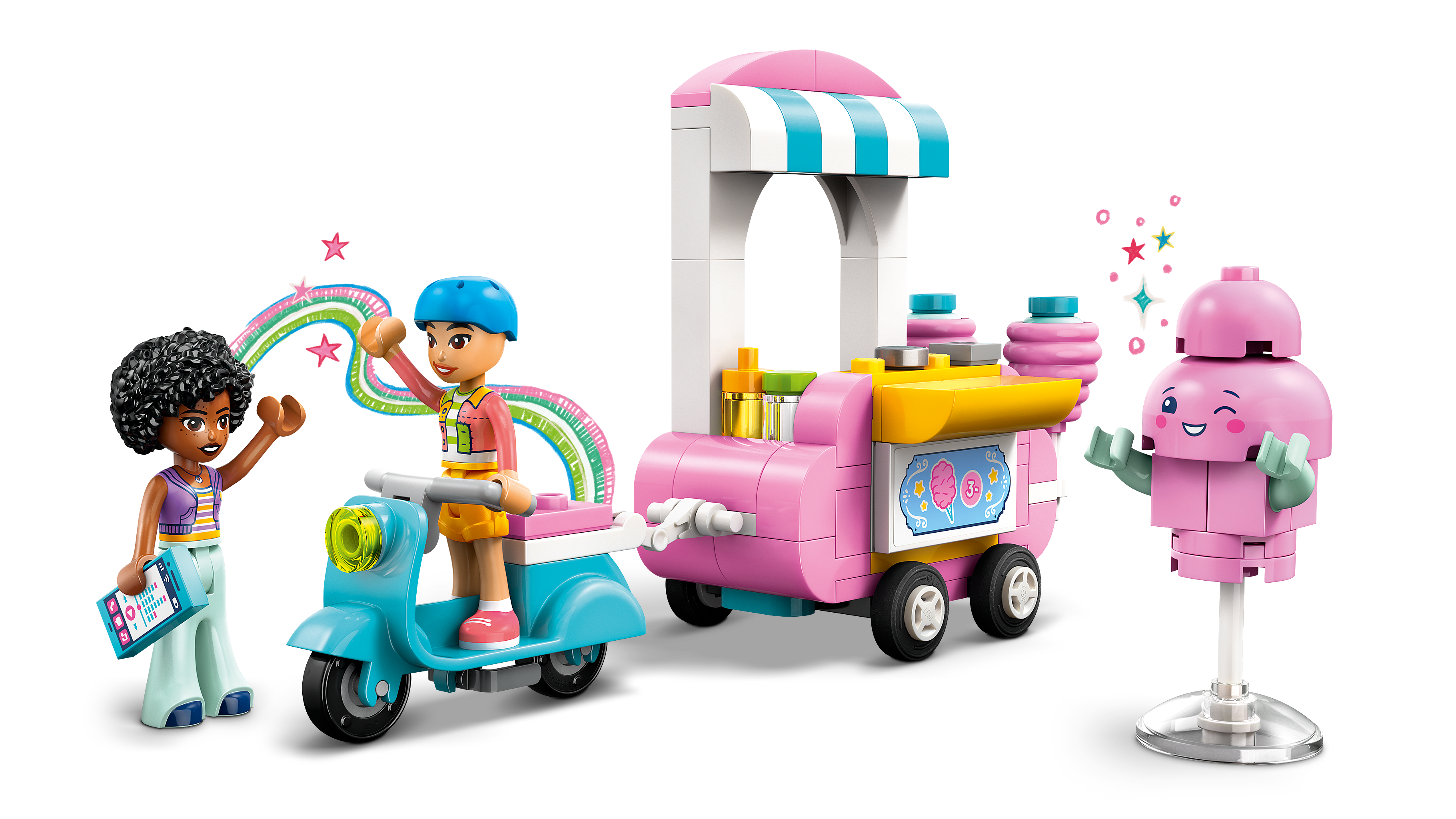 LEGO Friends 42643 Cotton Candy Stand and Scooter