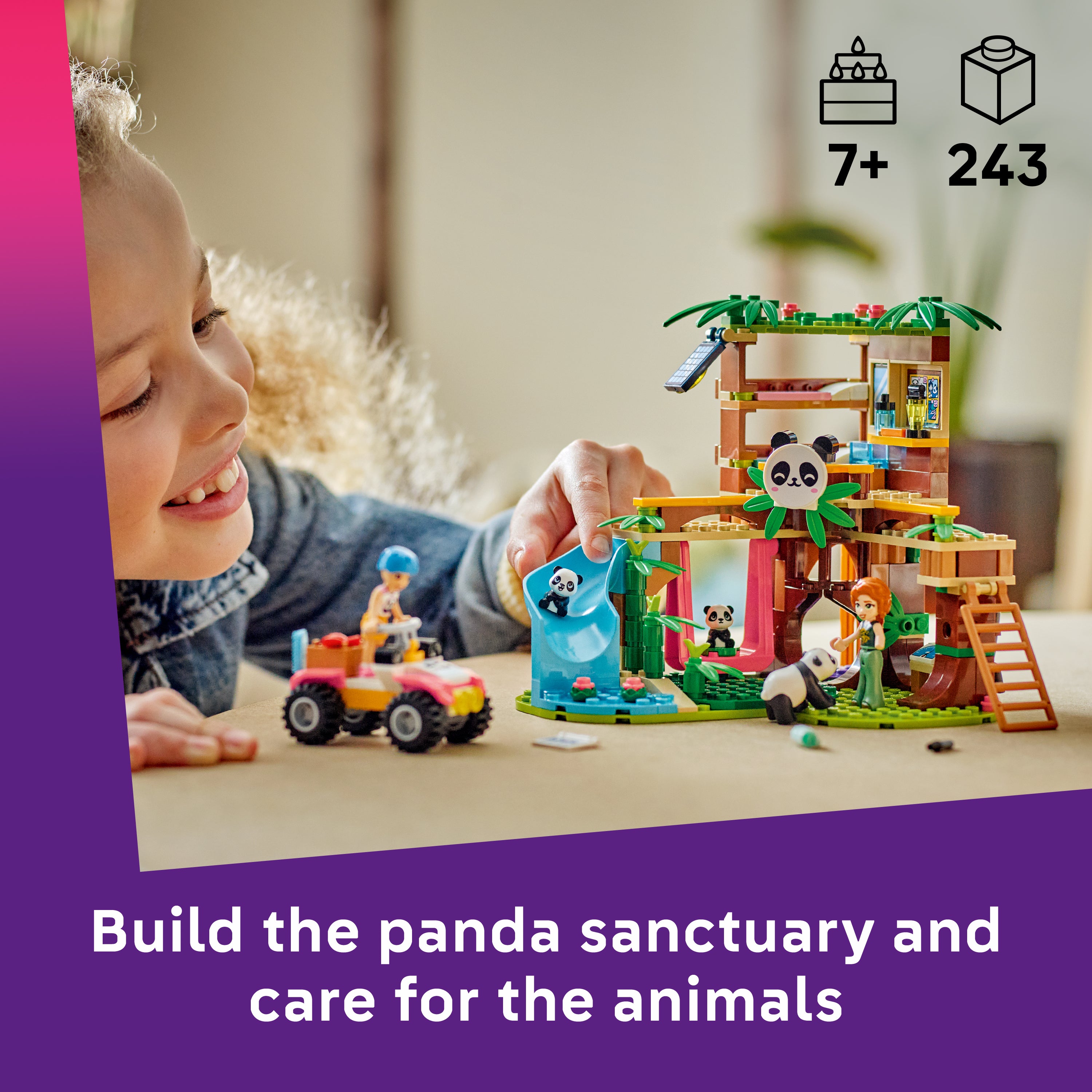 Lego 42648 Panda Sanctuary Animal Care Set