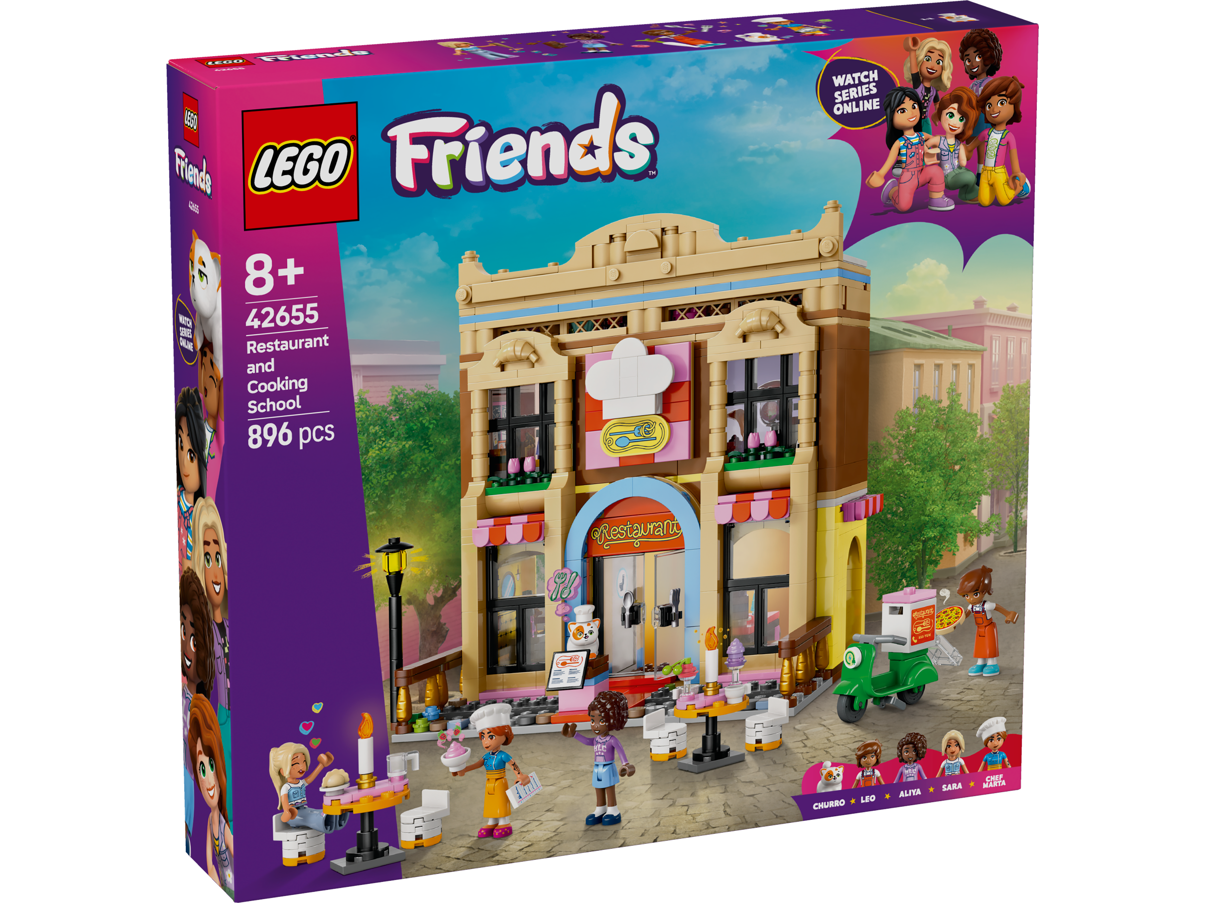 LEGO Friends 42655 Restaurant and Cooking School