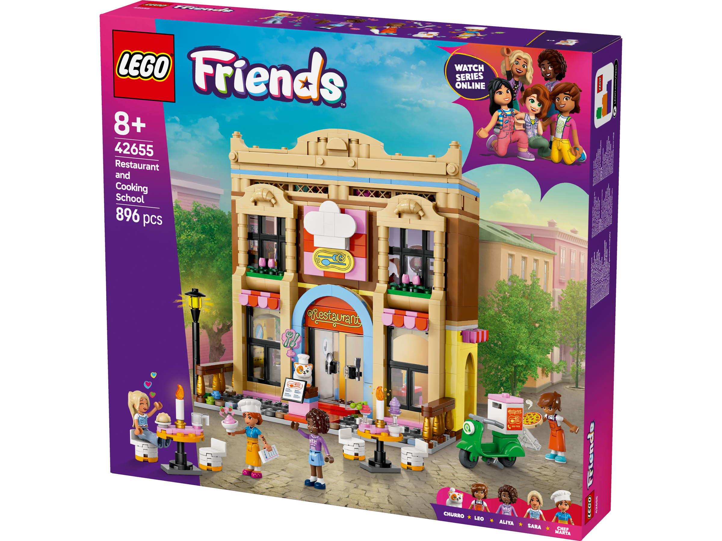 LEGO Friends 42655 Restaurant and Cooking School