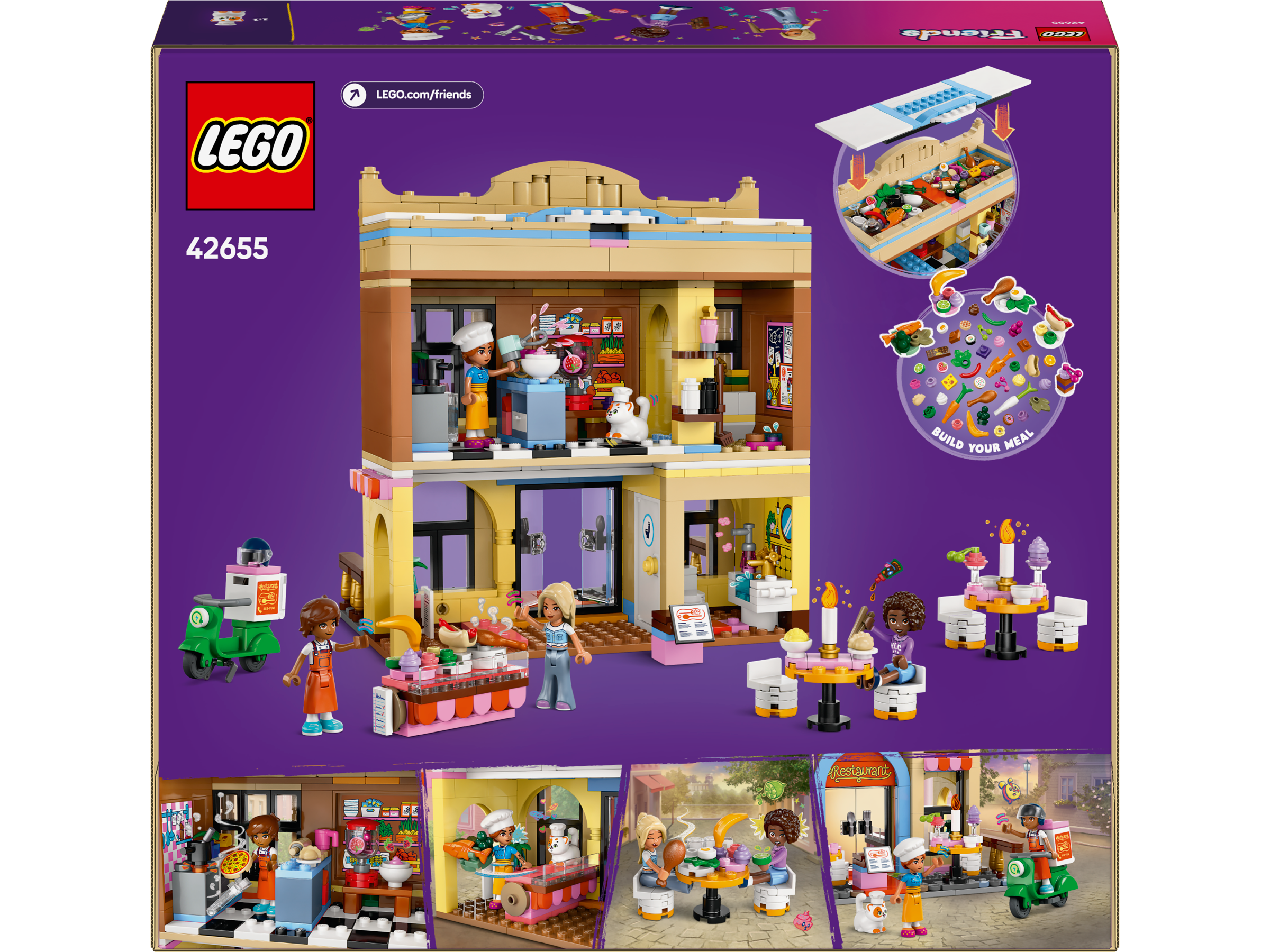 LEGO Friends 42655 Restaurant and Cooking School