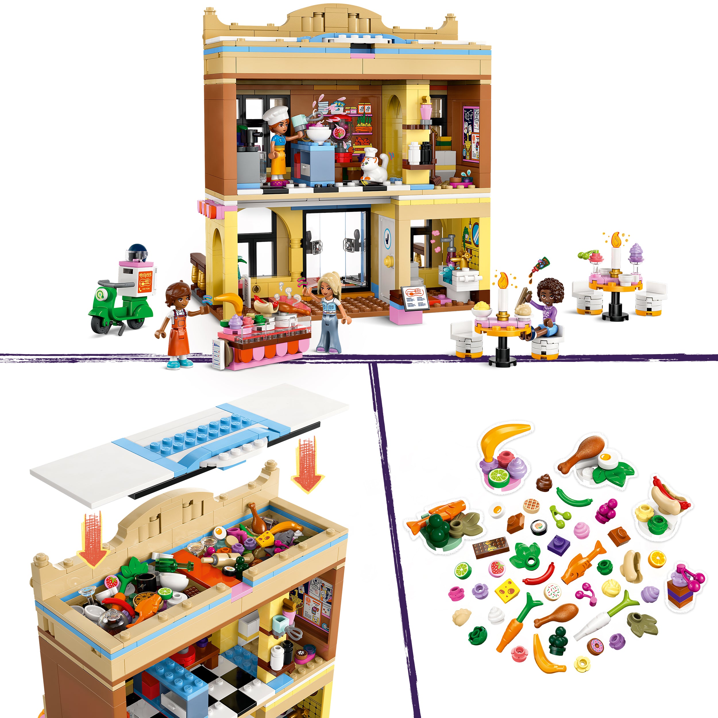 LEGO Friends 42655 Restaurant and Cooking School