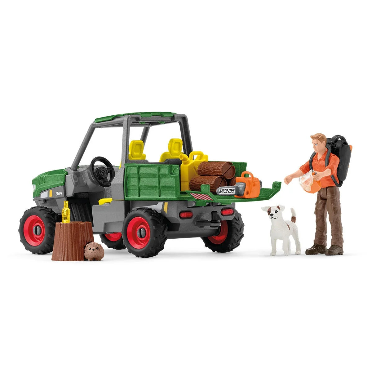 Schleich Working in the Forest Play Set
