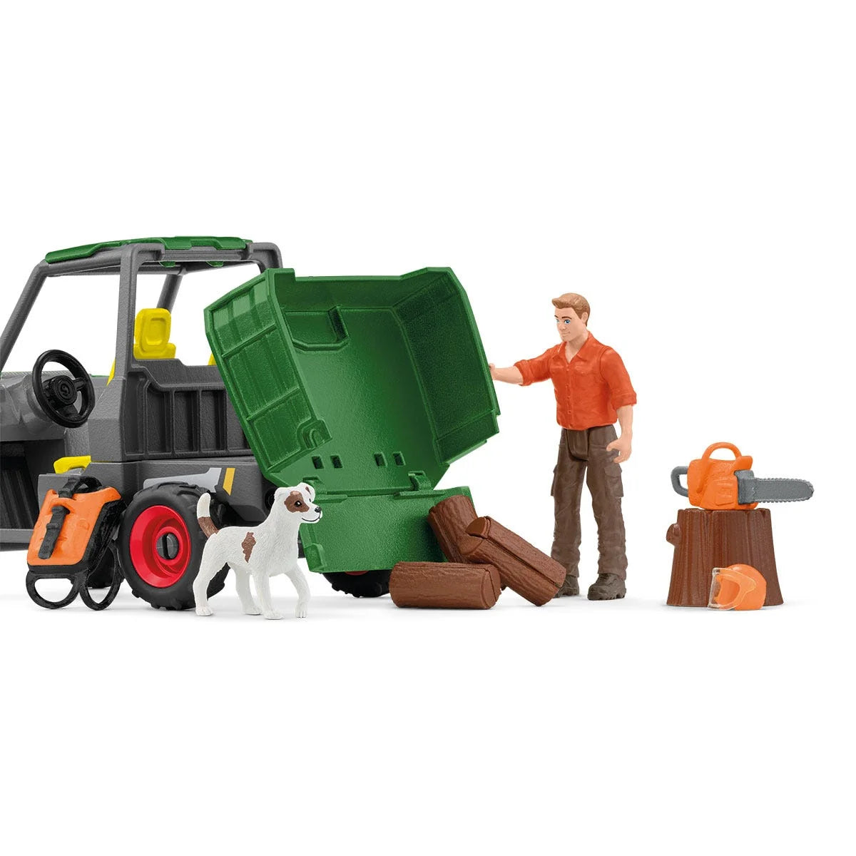 Schleich Working in the Forest Play Set