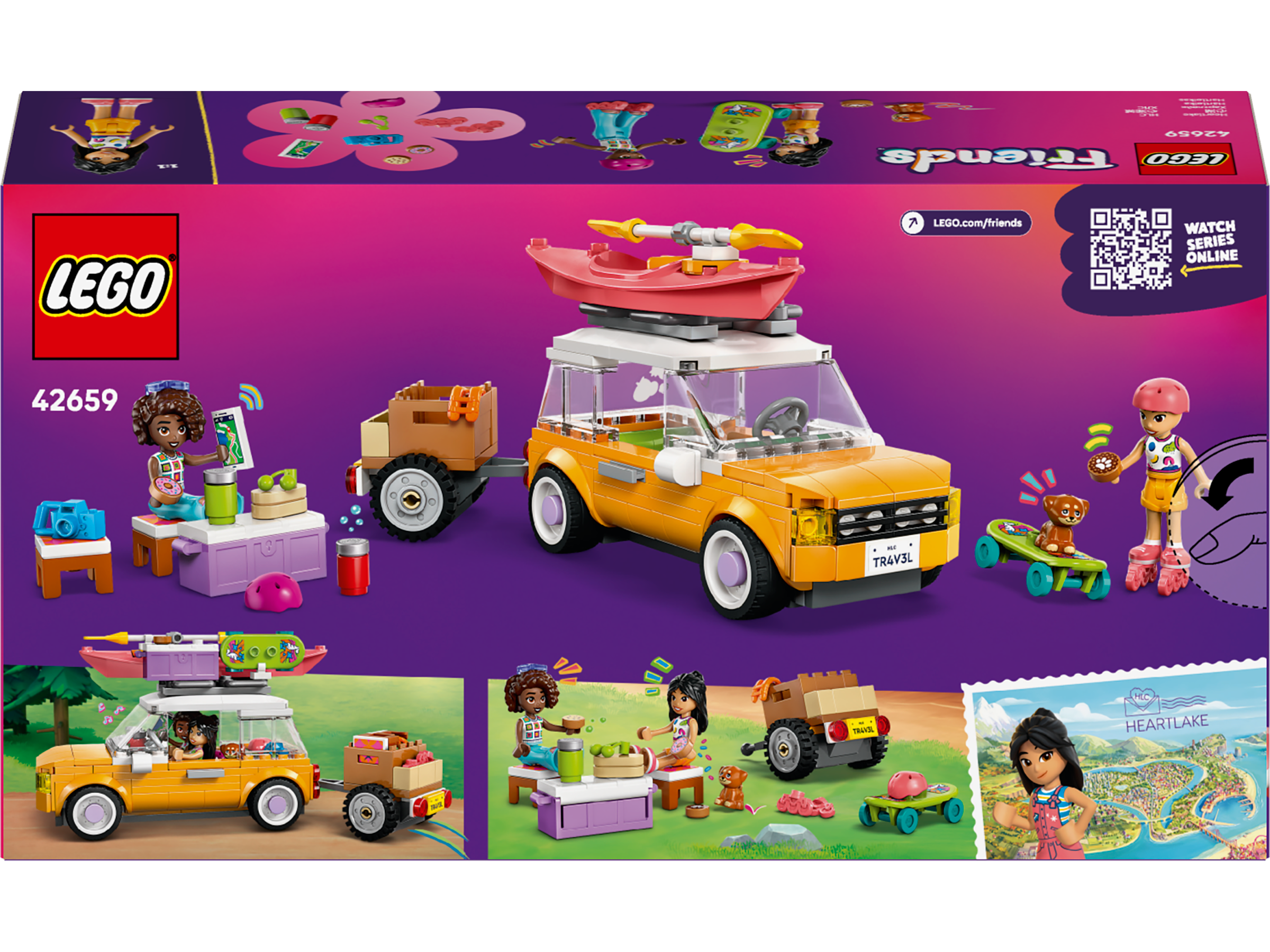 Lego 42659 Friendship Road-Trip Travel Car